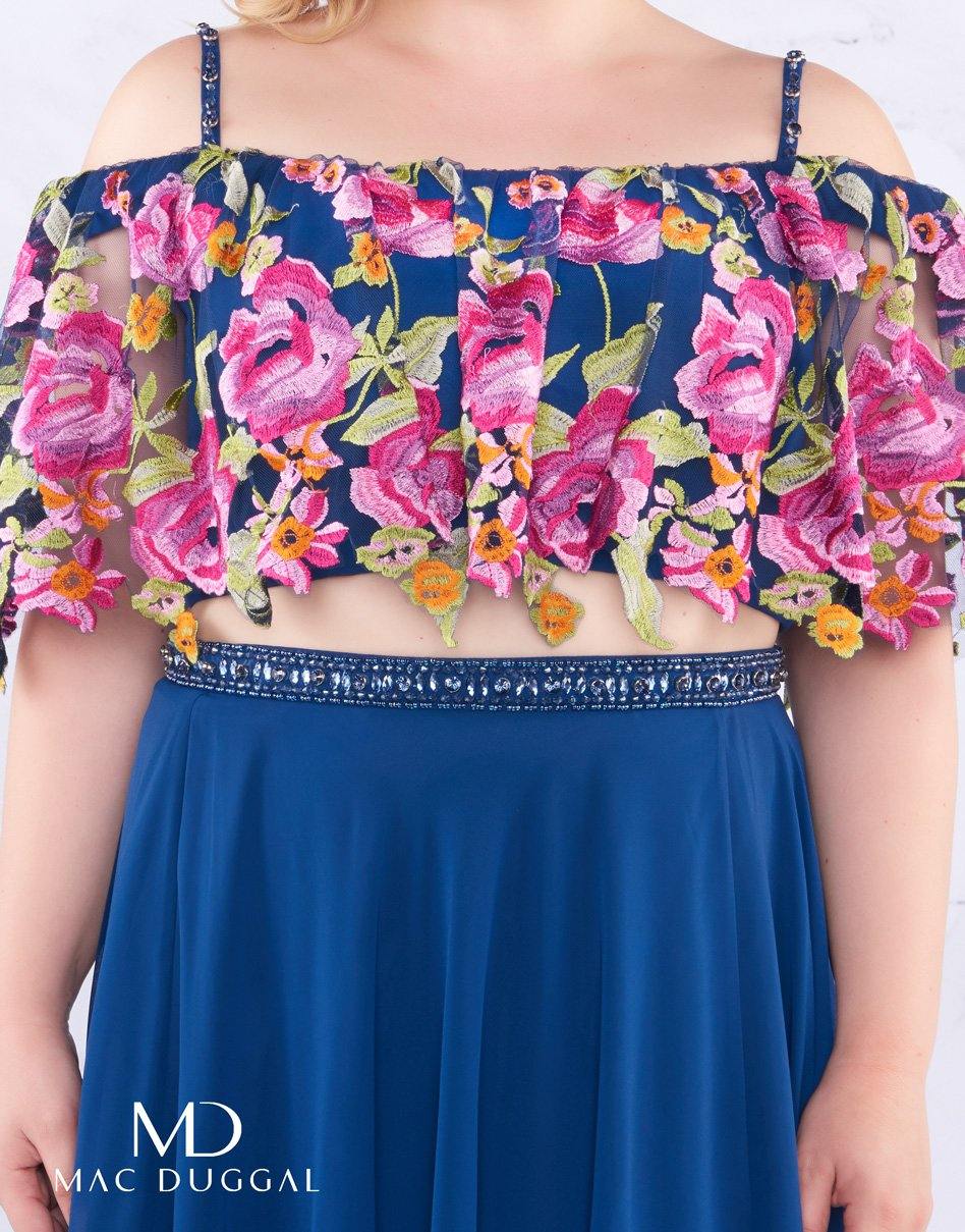 Mac Duggal Fabulouss Long Plus Size Dress 77521F - The Dress Outlet