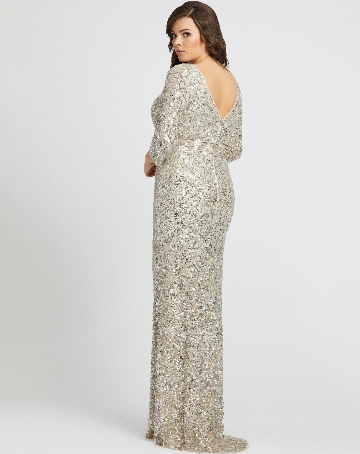 Mac Duggal Fabulouss Plus Size Long Dress 5025 - The Dress Outlet