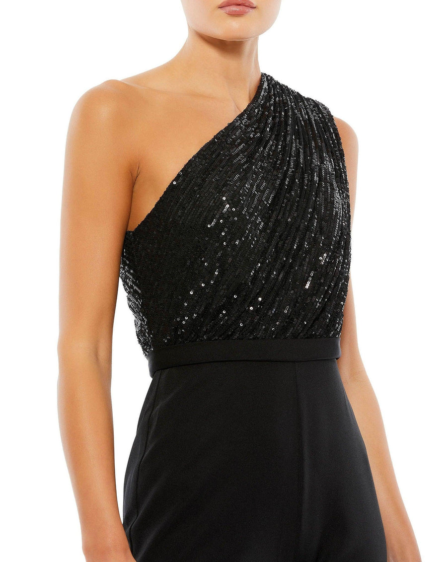 Mac Duggal Formal One Shoulder Jumpsuit 26716 - The Dress Outlet