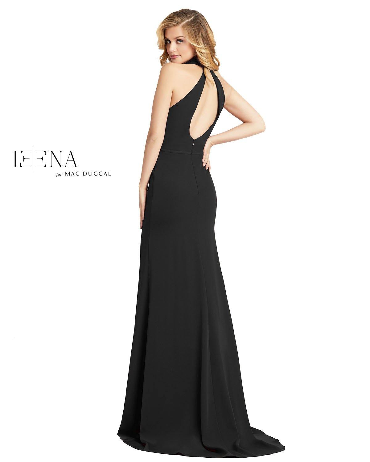 Mac Duggal Long Formal Halter Fitted Dress 26127 - The Dress Outlet