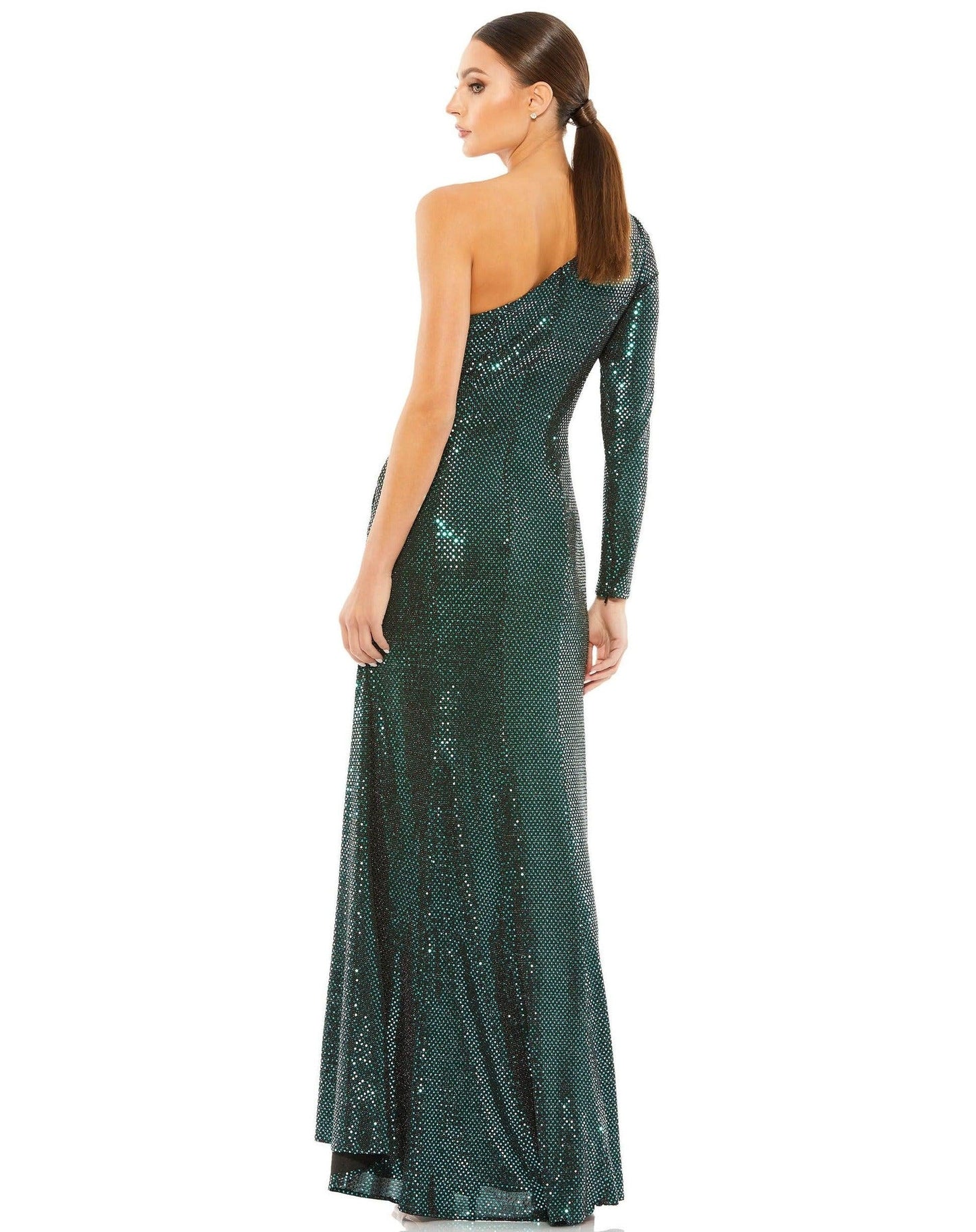 Mac Duggal Long Formal One Shoulder Dress 12501 - The Dress Outlet