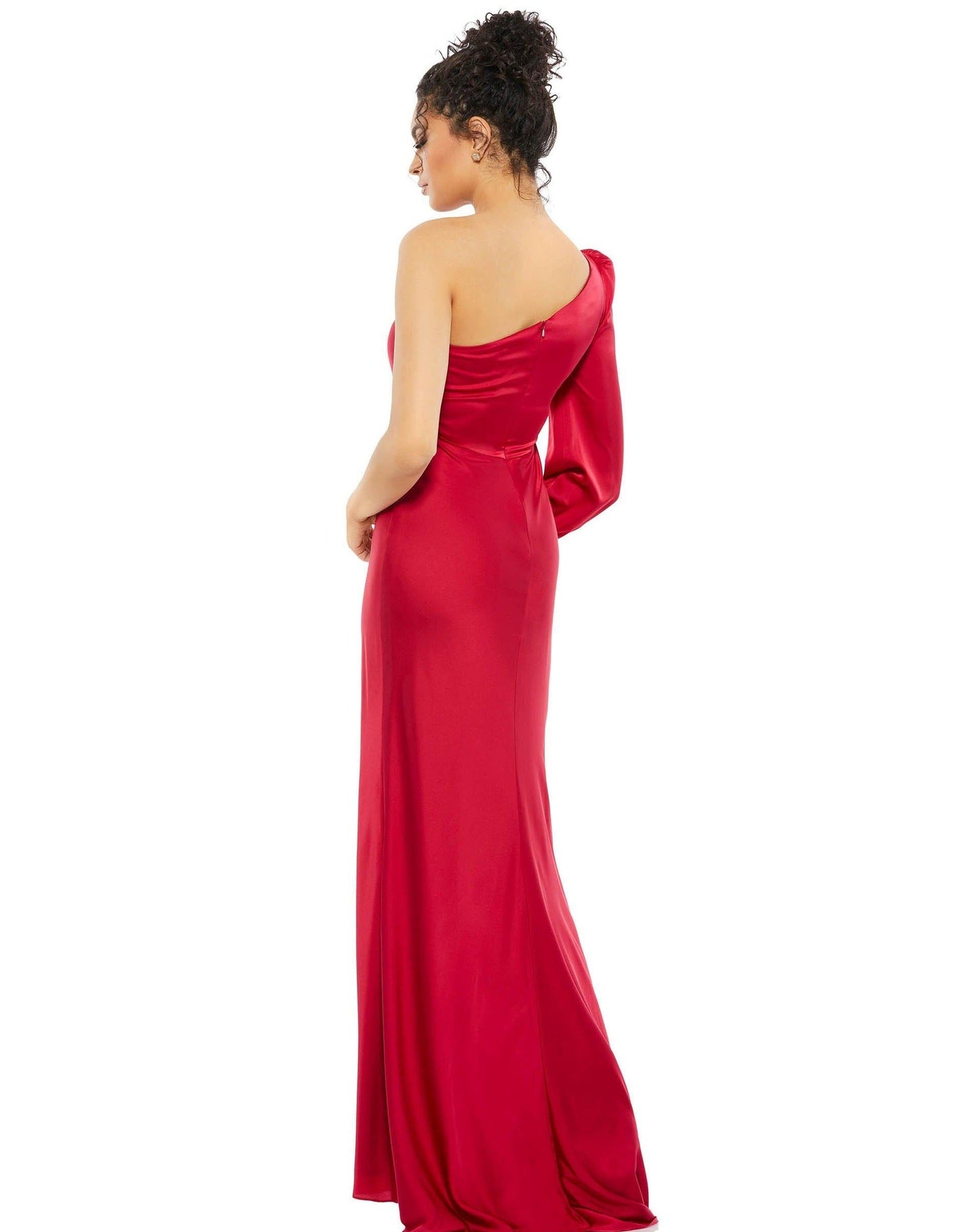 Mac Duggal Long Formal One Shoulder Dress 55401 - The Dress Outlet