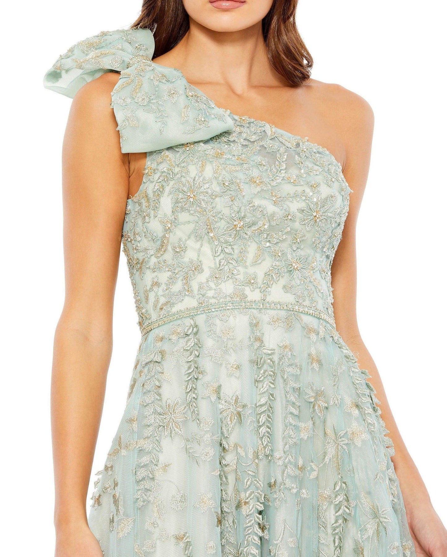 Mac Duggal Long One Shoulder Formal Gown 11177 - The Dress Outlet