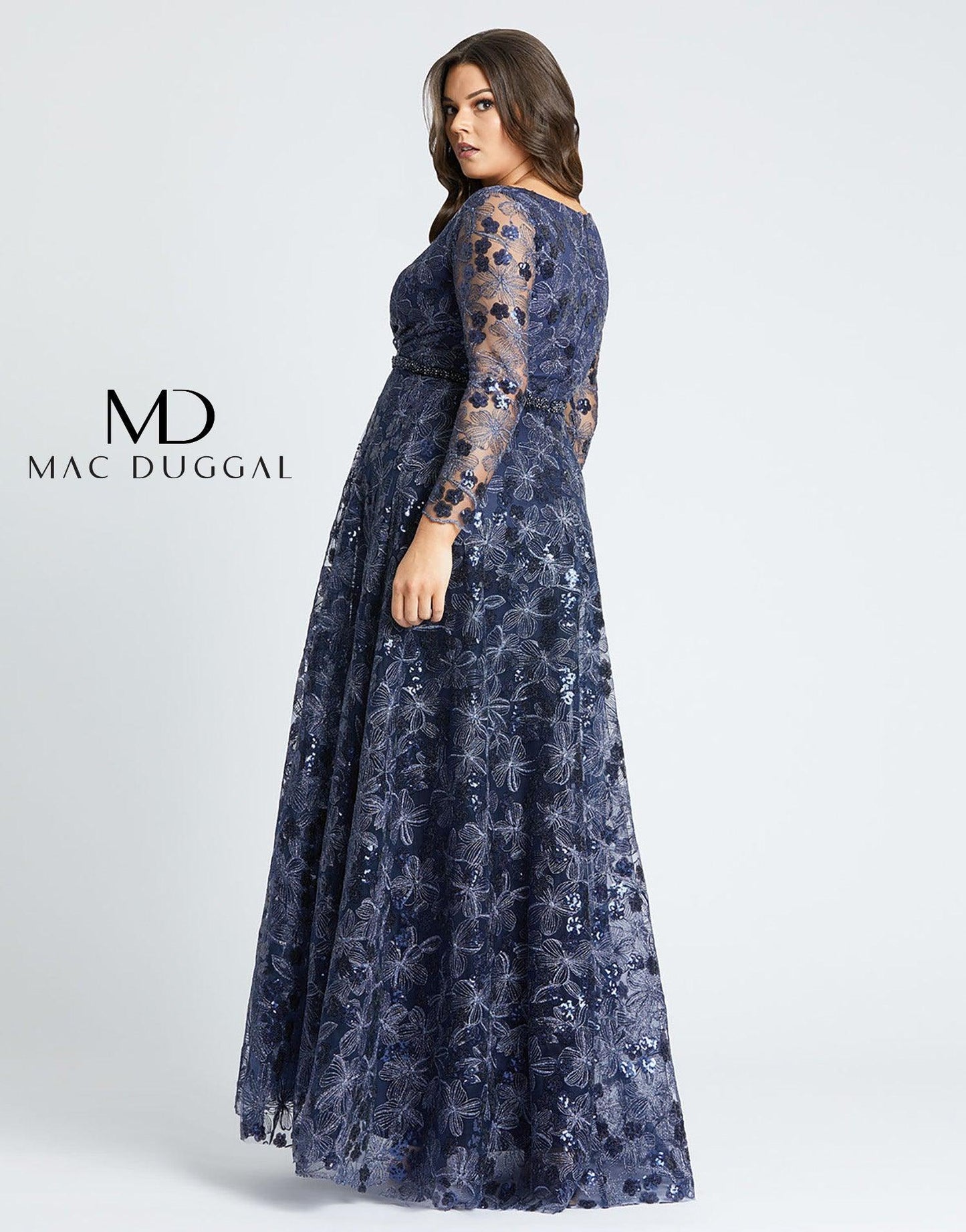 Mac Duggal Long Plus Size Formal Dress 67438 Sale - The Dress Outlet