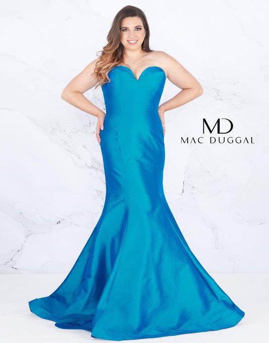 Mac Duggal Long Plus Size Prom Dress - The Dress Outlet Mac Duggal