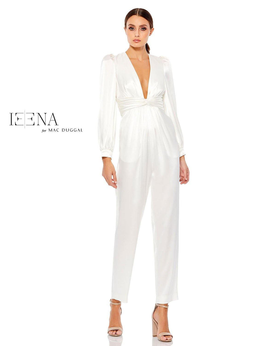 Mac Duggal Long Sleeve Formal Jumpsuit 2647 - The Dress Outlet