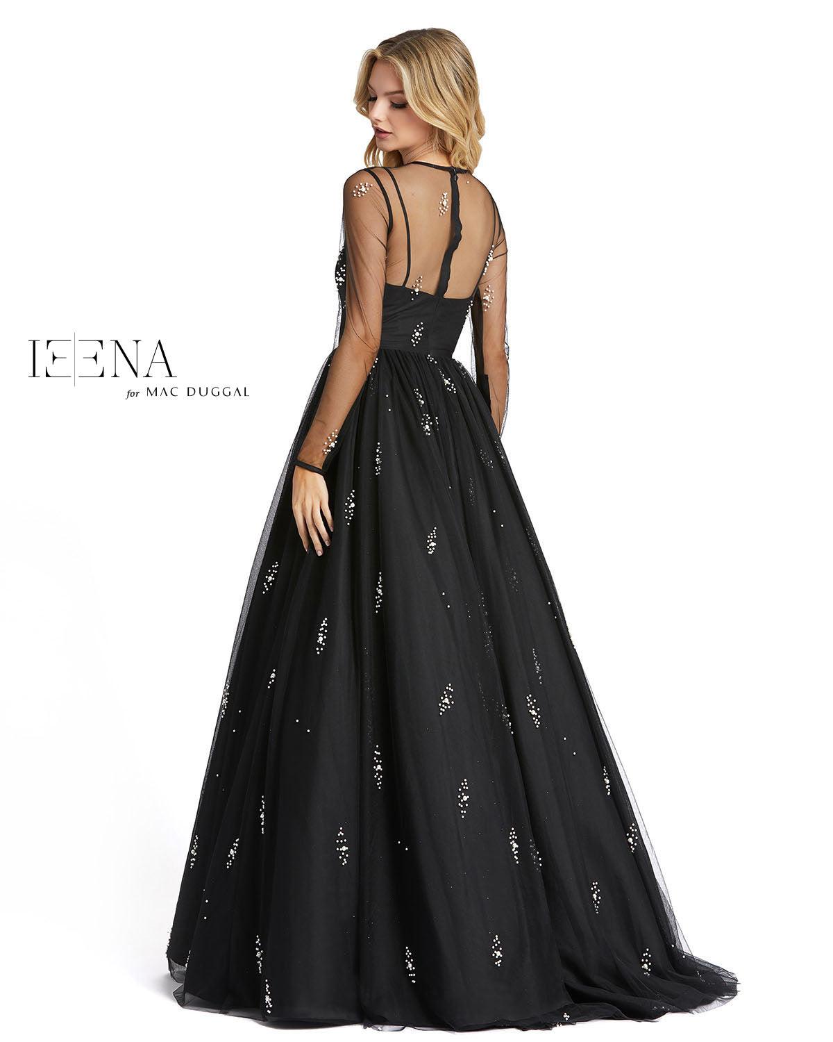 Mac Duggal Long Sleeve Prom Ball Gown 26295 Sale - The Dress Outlet