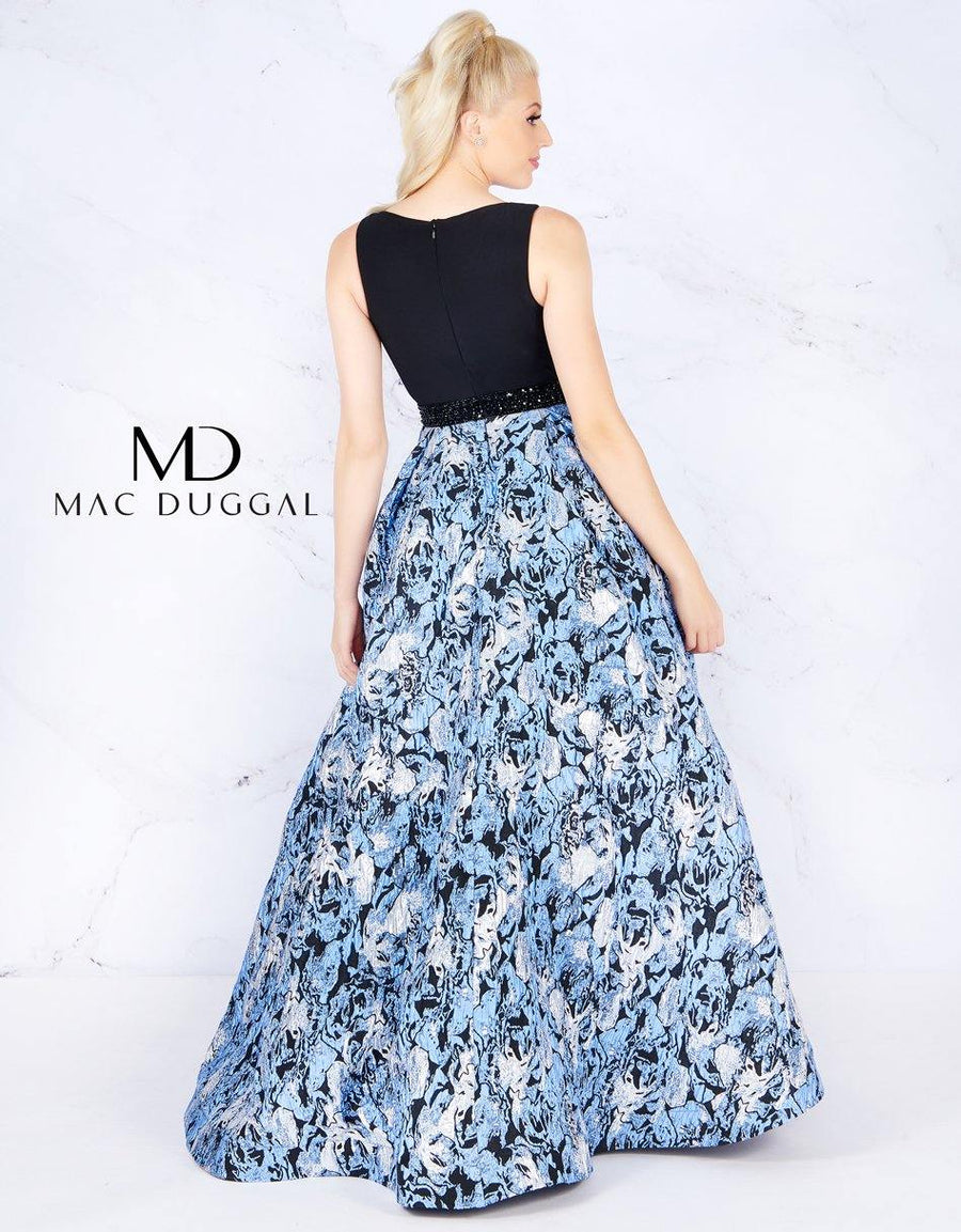 Mac Duggal Prom Long Printed Ball Gown 55226I - The Dress Outlet