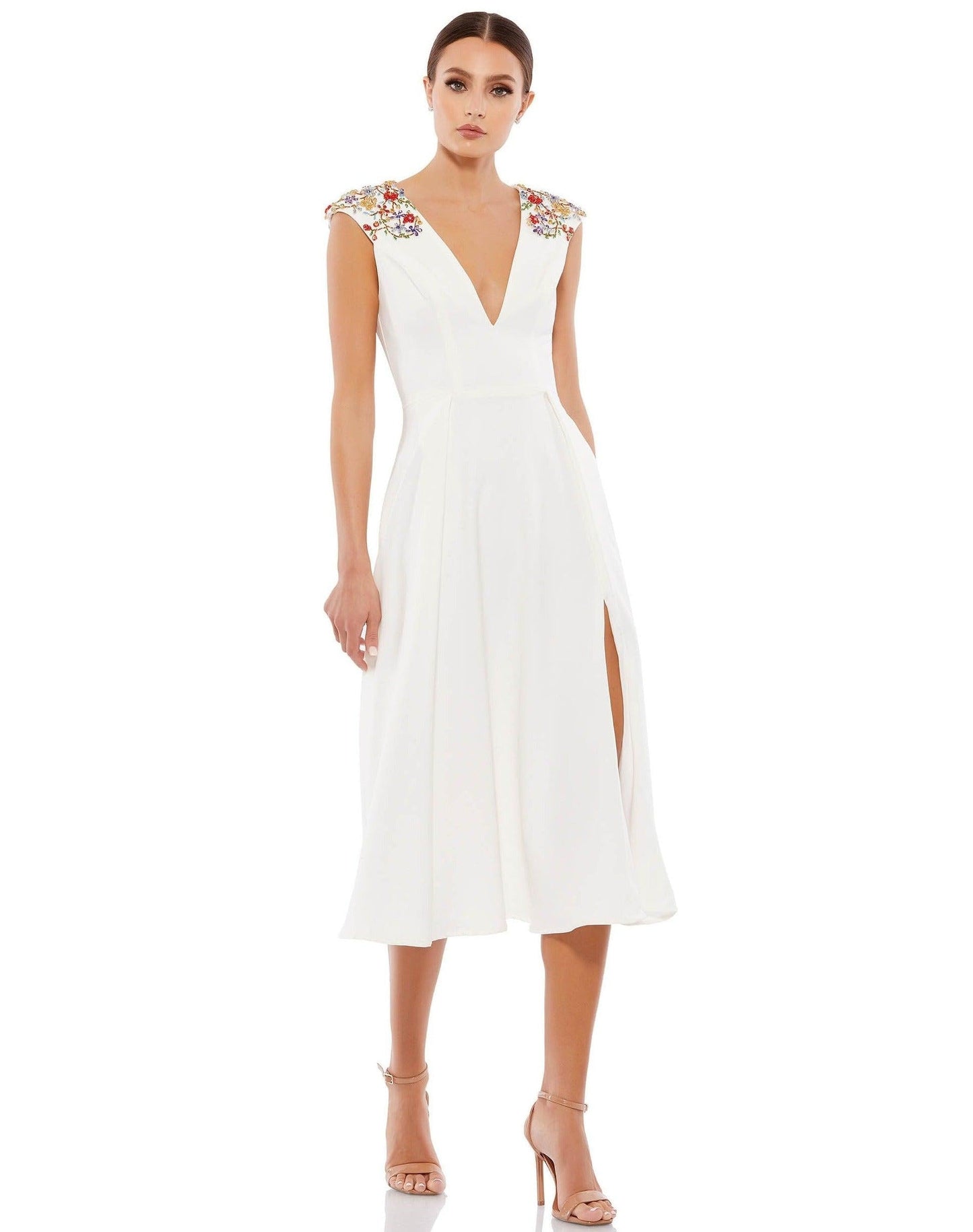 فستان قصير لأم العروس من ماك دوجال 70214