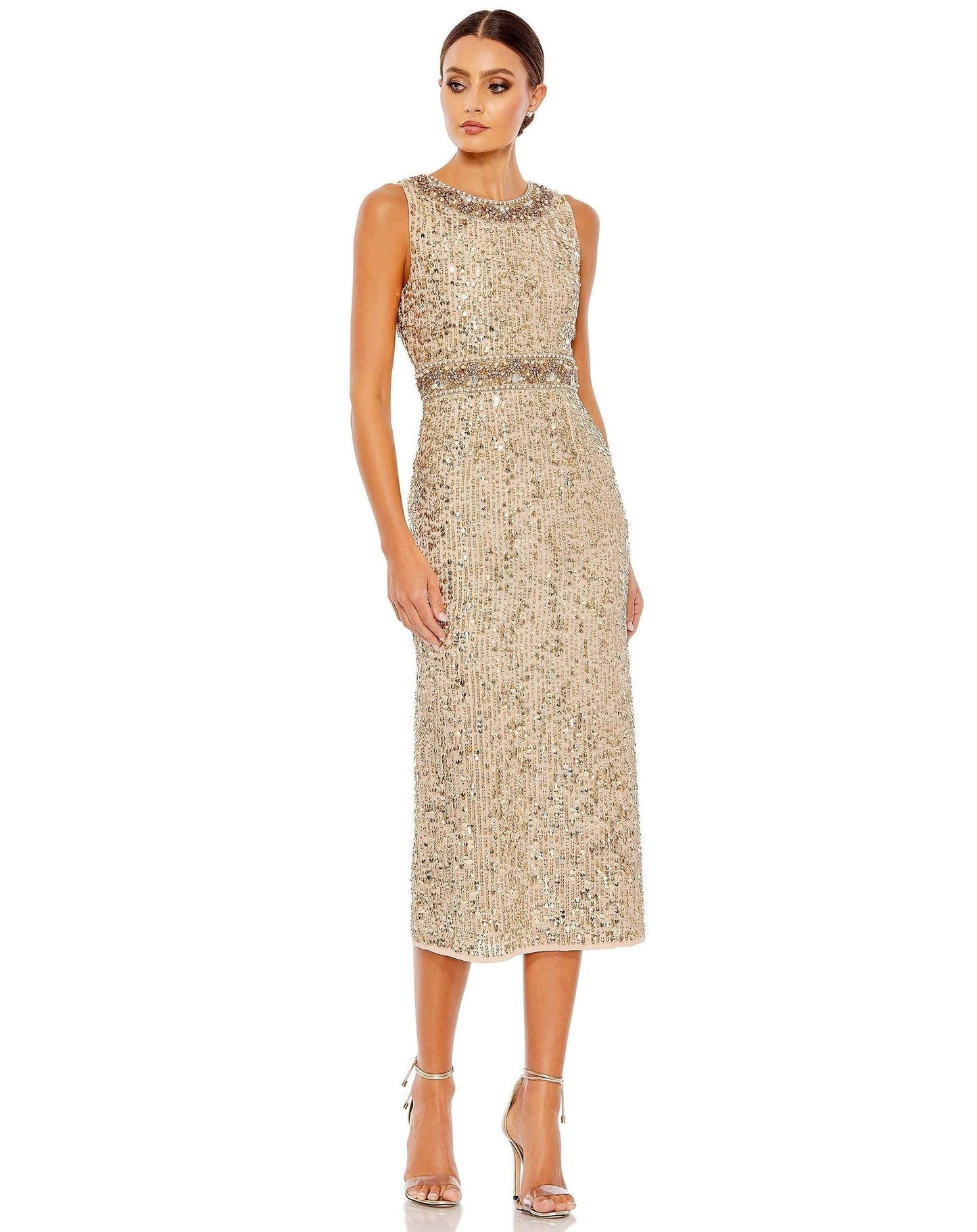 Mac Duggal Short Sleeveless Formal Dress 10739 - The Dress Outlet