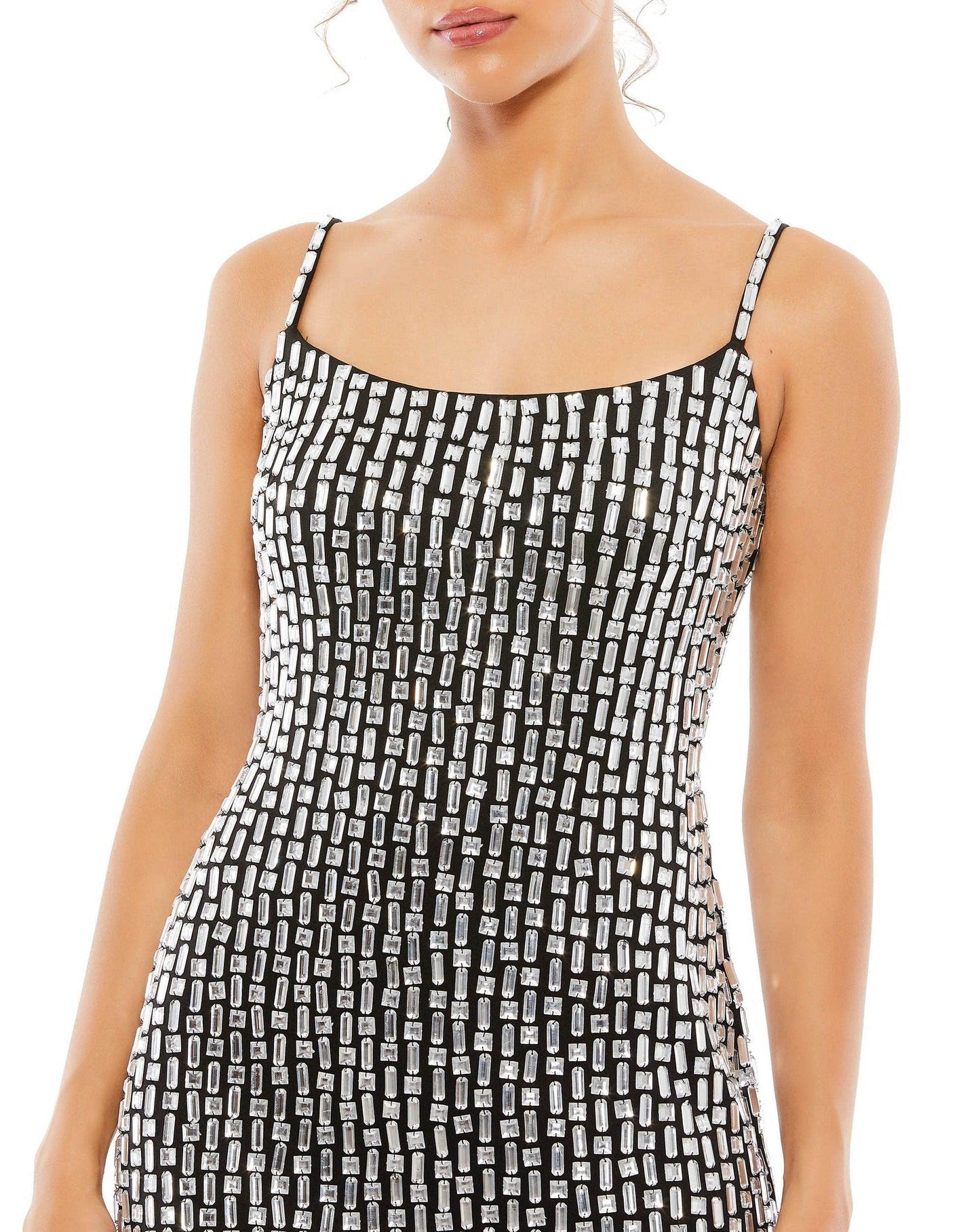 Mac Duggal Short Spaghetti Strap Mini Dress 10782 - The Dress Outlet