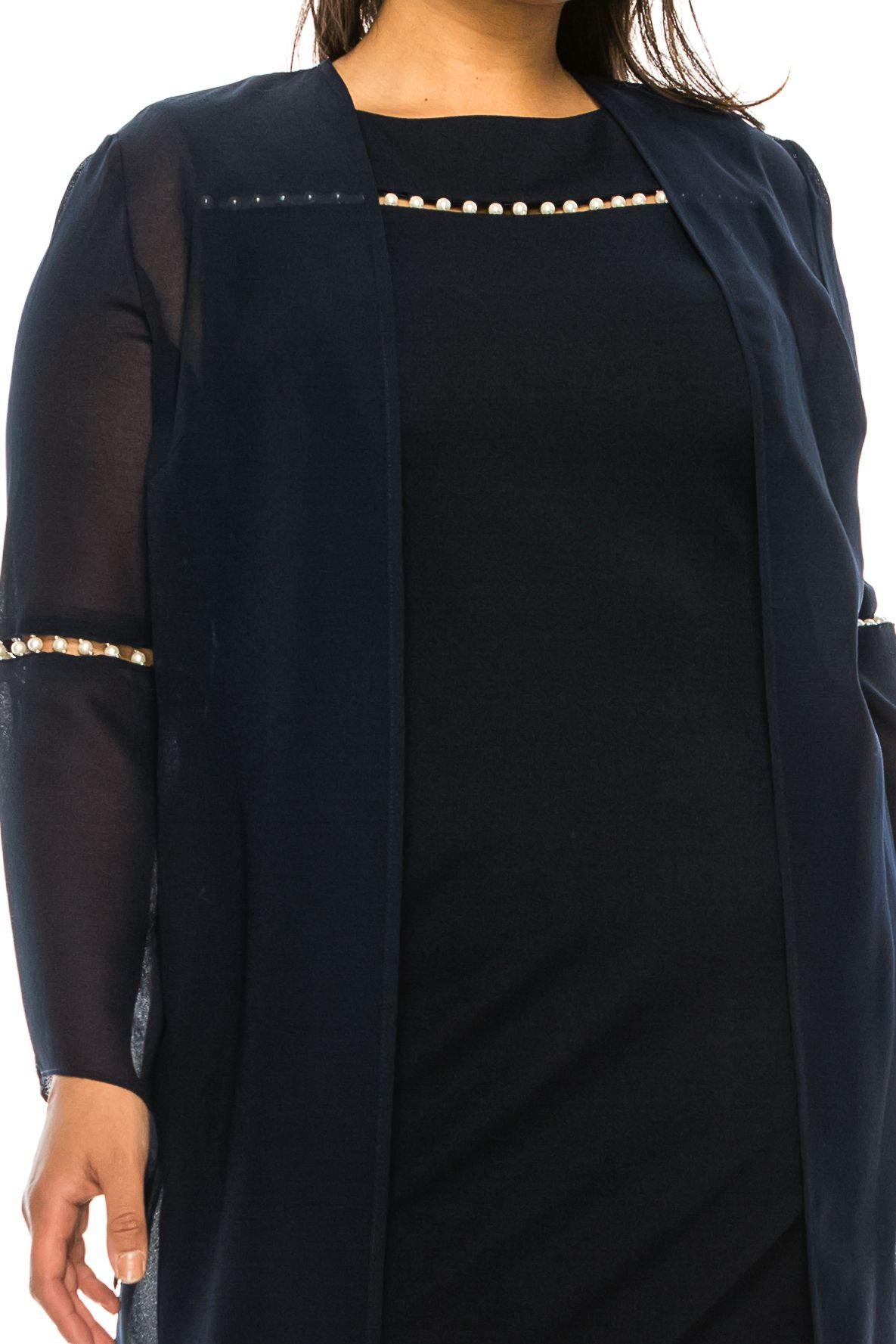 Maya Brooke 3/4 Sleeve Jacket Short Dress 28543 - The Dress Outlet