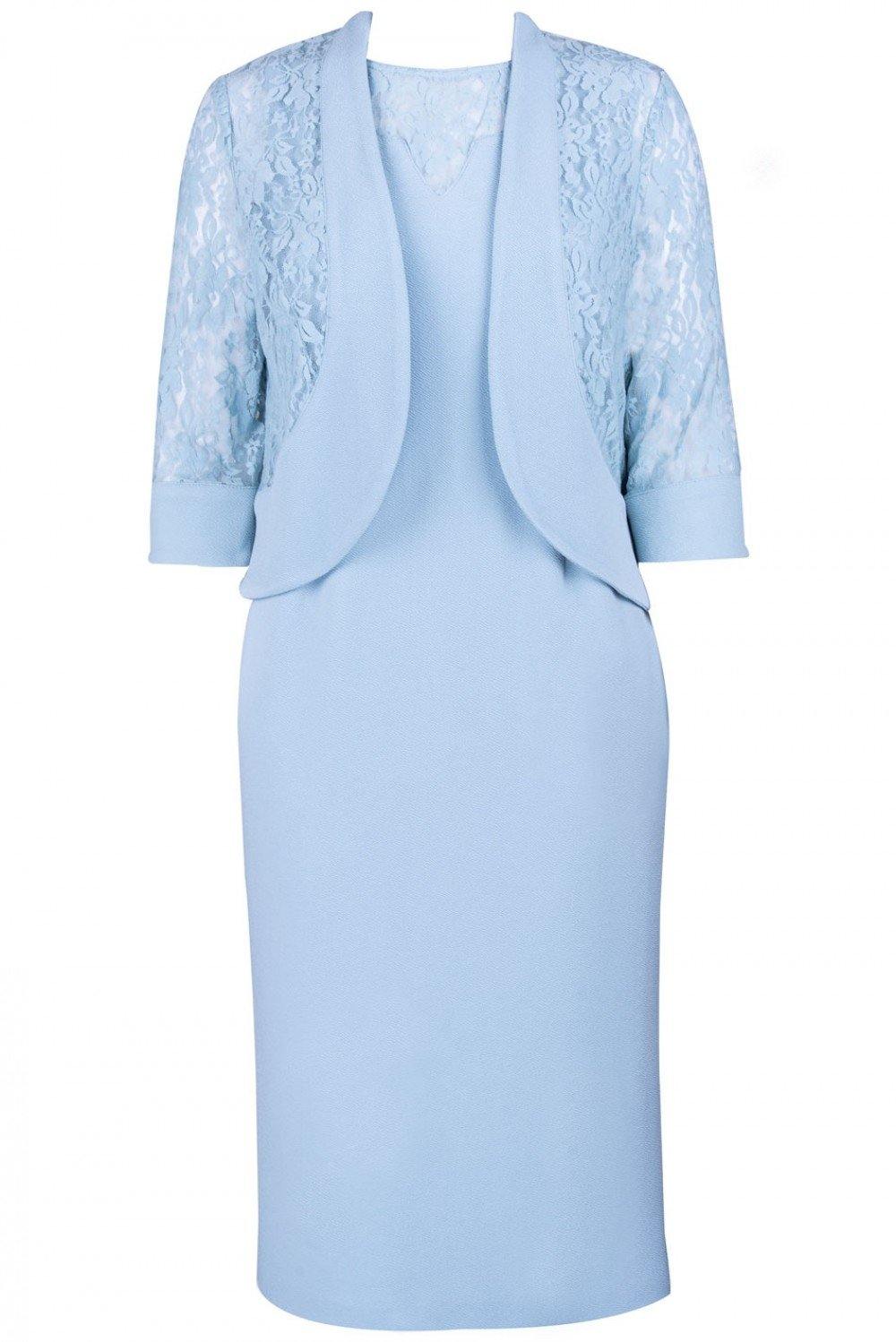 Maya Brooke Plus Size Short 2 Piece Day Jacket Dress - The Dress Outlet Maya Brooke