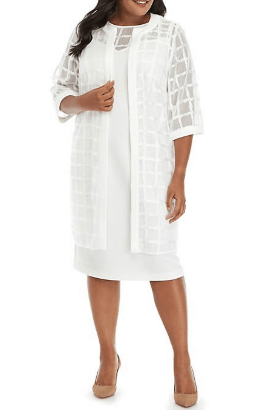 Maya Brooke Plus Size Short Jacket Dress 27367 - The Dress Outlet