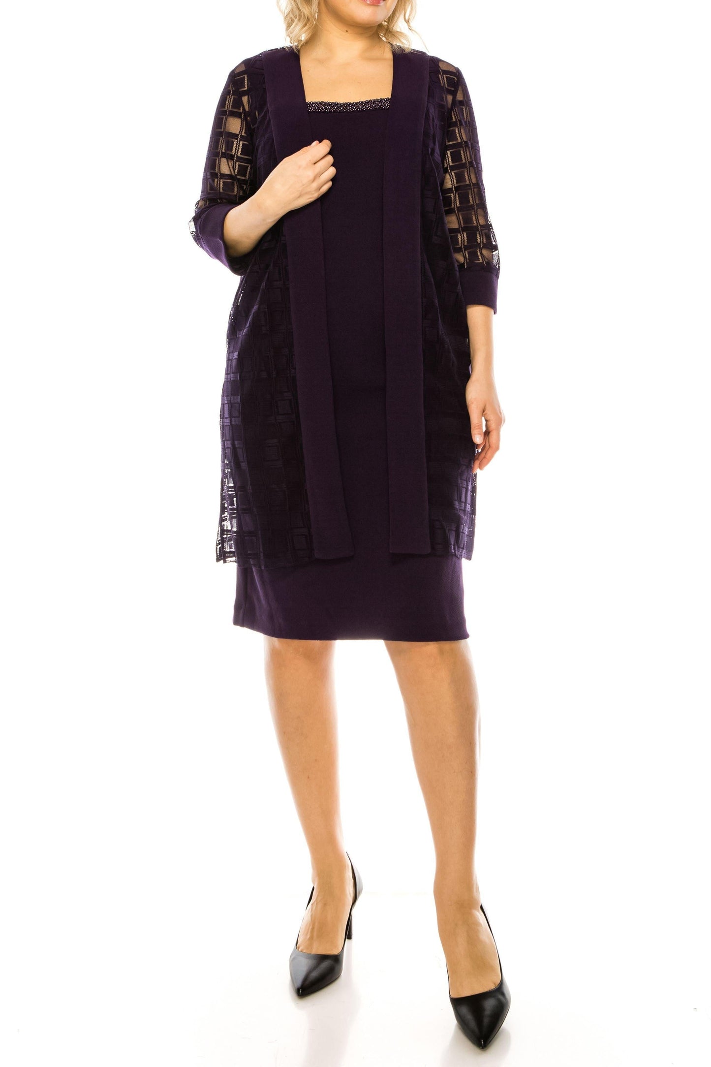 Maya Brooke Short Two Piece Set Jacket Dress 28163 - The Dress Outlet