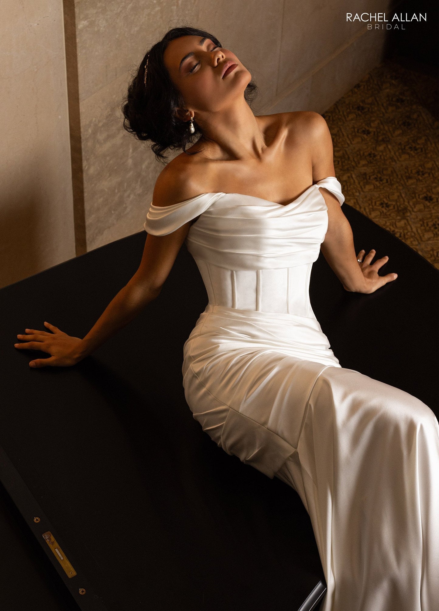 Wedding Dresses Long Simple Mermaid Wedding Dress Ivory