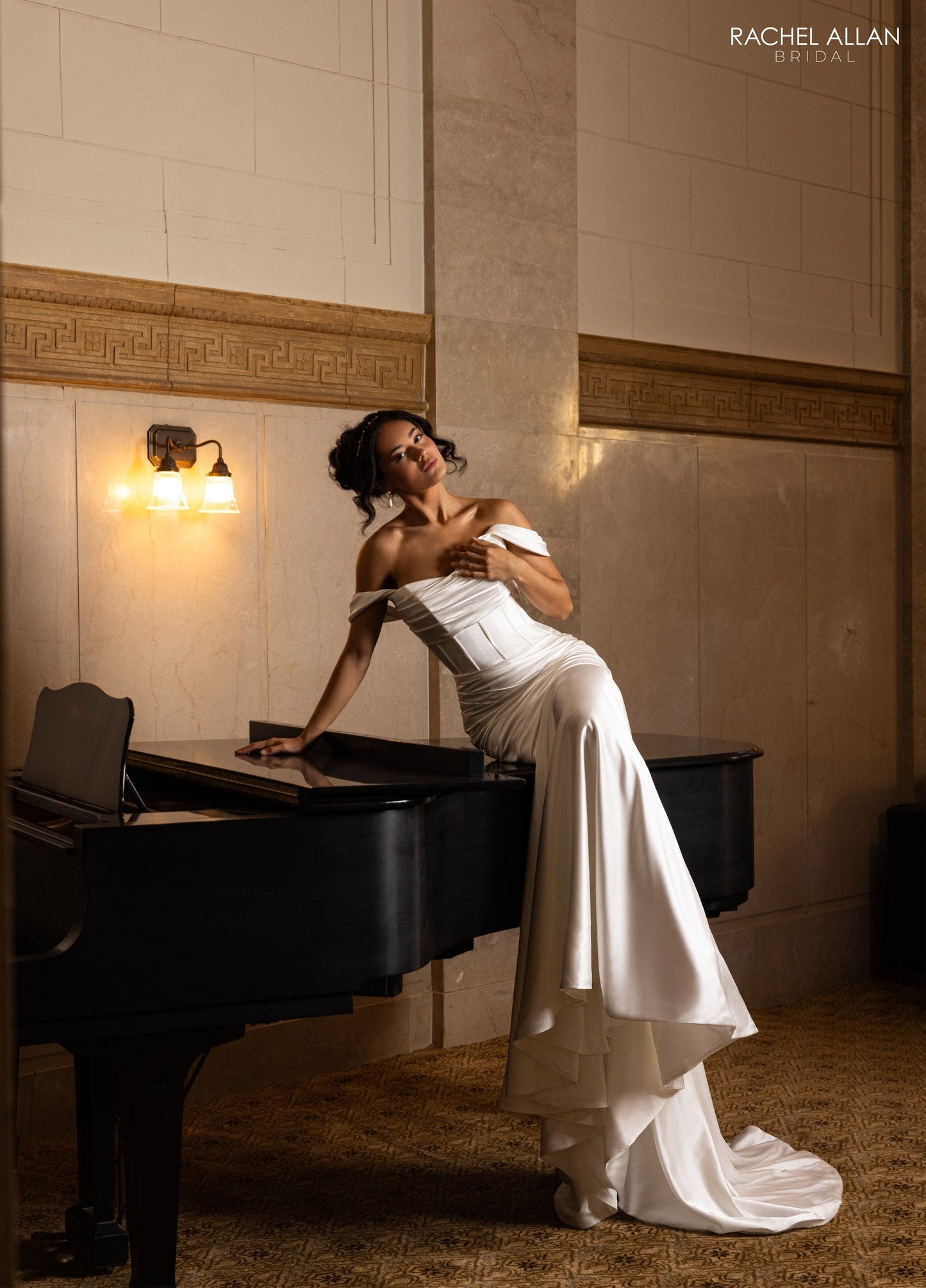 Wedding Dresses Long Simple Mermaid Wedding Dress Ivory