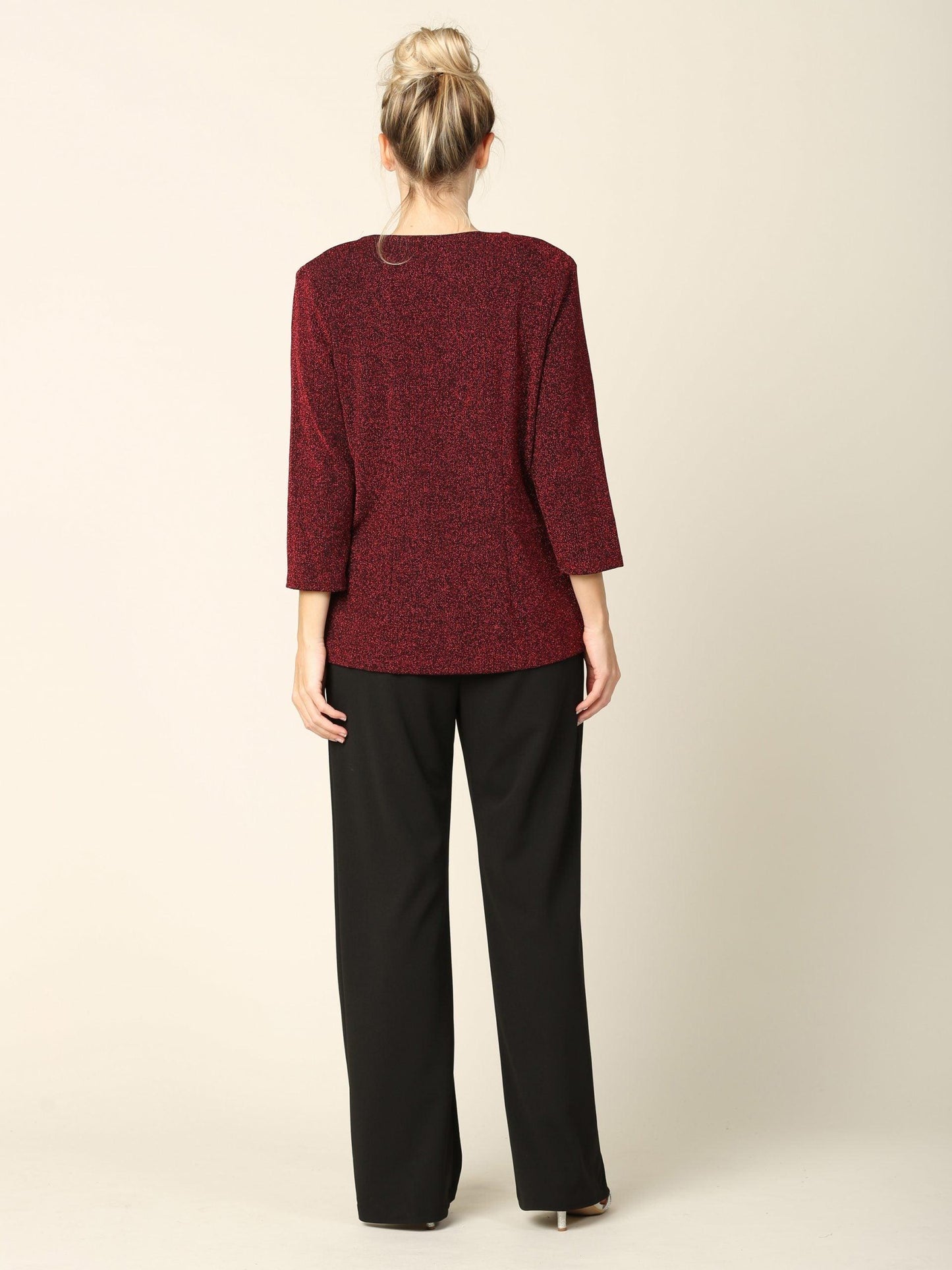 Mother of the Bride Formal Jacket Pant Suit - The Dress Outlet