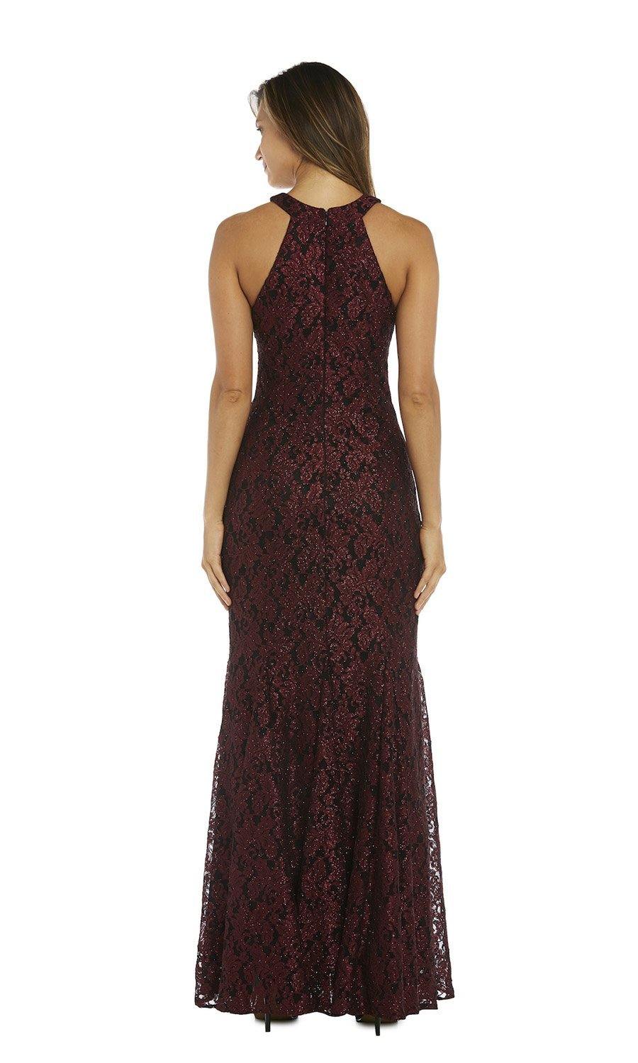 Nightway Long Glitter Formal Dress 21689 - The Dress Outlet