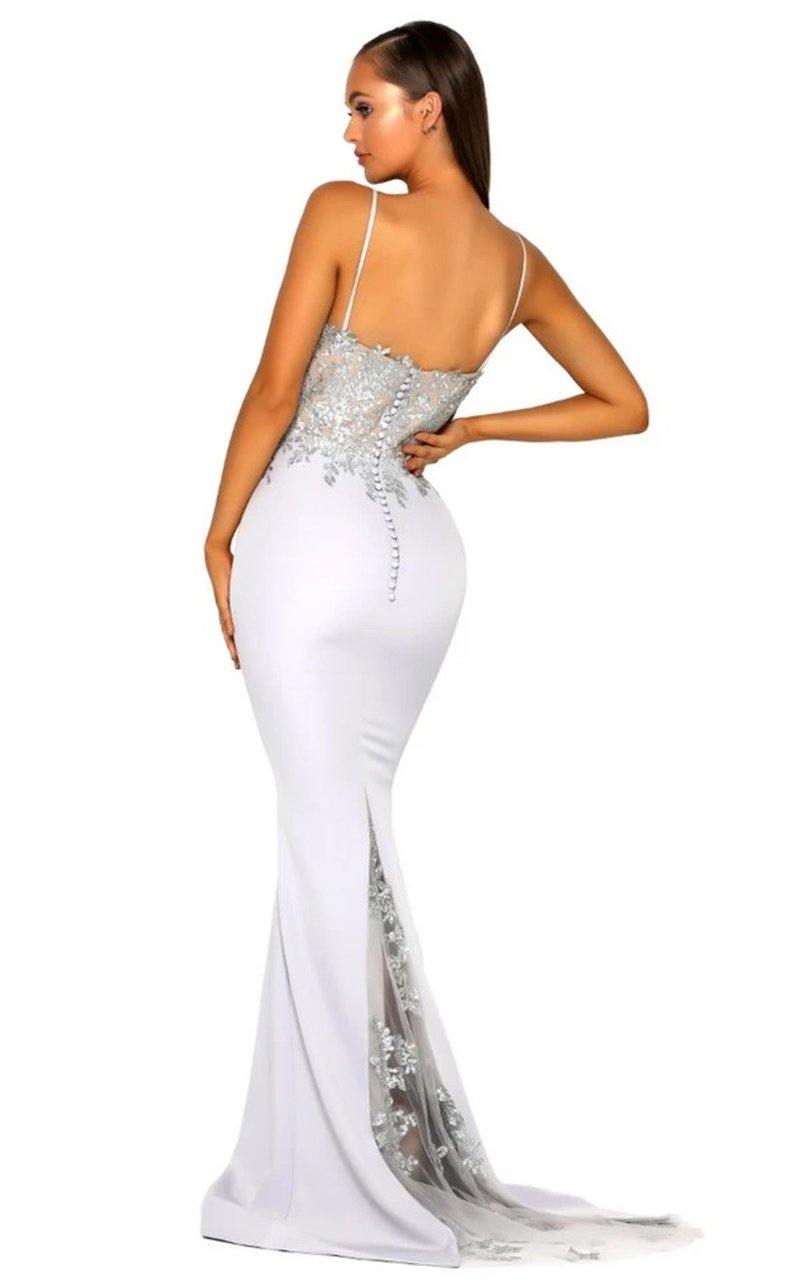 Portia And Scarlett Long Fitted Prom Dress PS5025 - The Dress Outlet