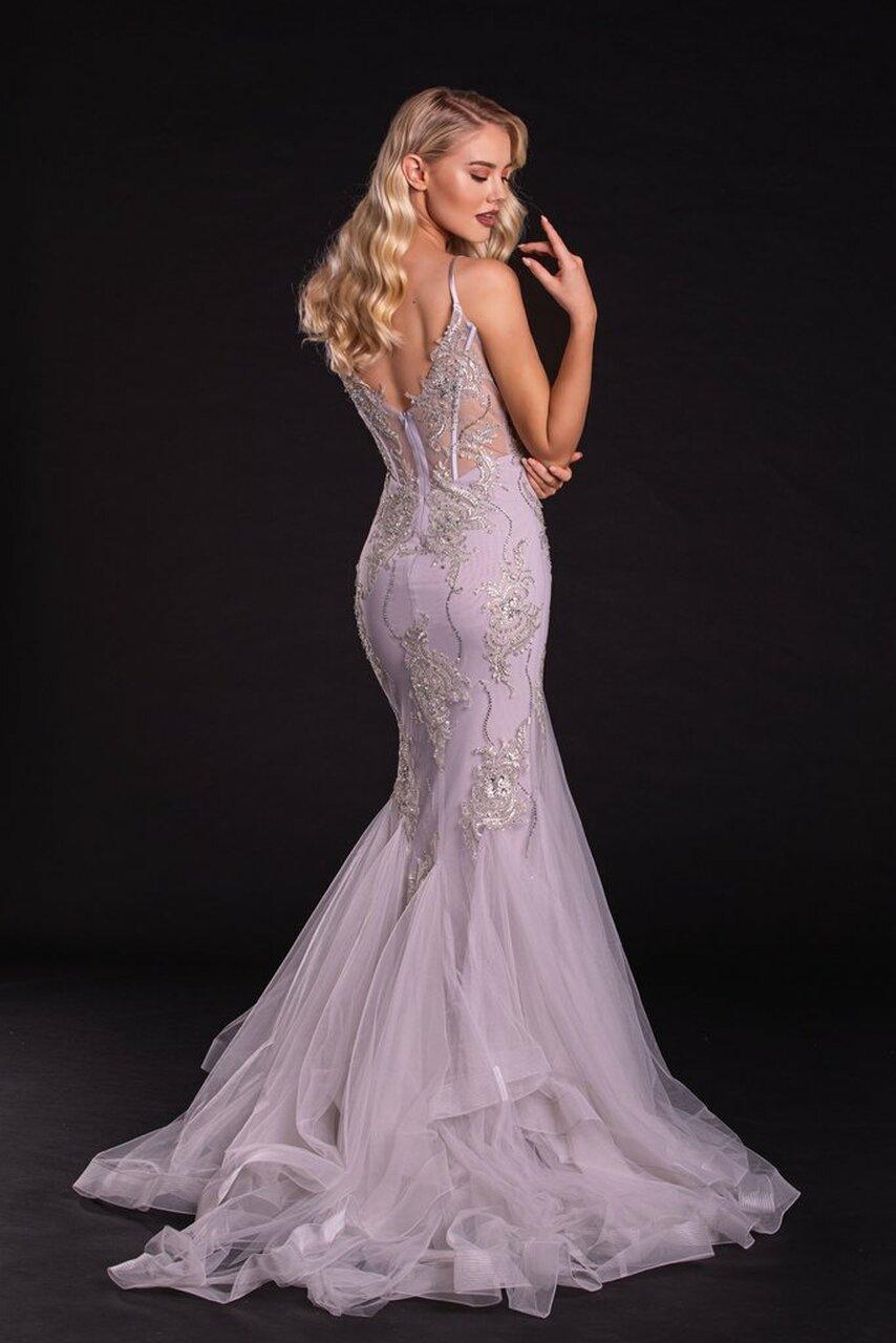 Portia and Scarlett Long Mermaid Gown 21104 - The Dress Outlet