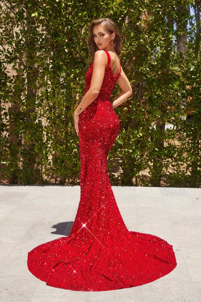 Portia and Scarlett Prom Beaded Long Gown 22711 - The Dress Outlet