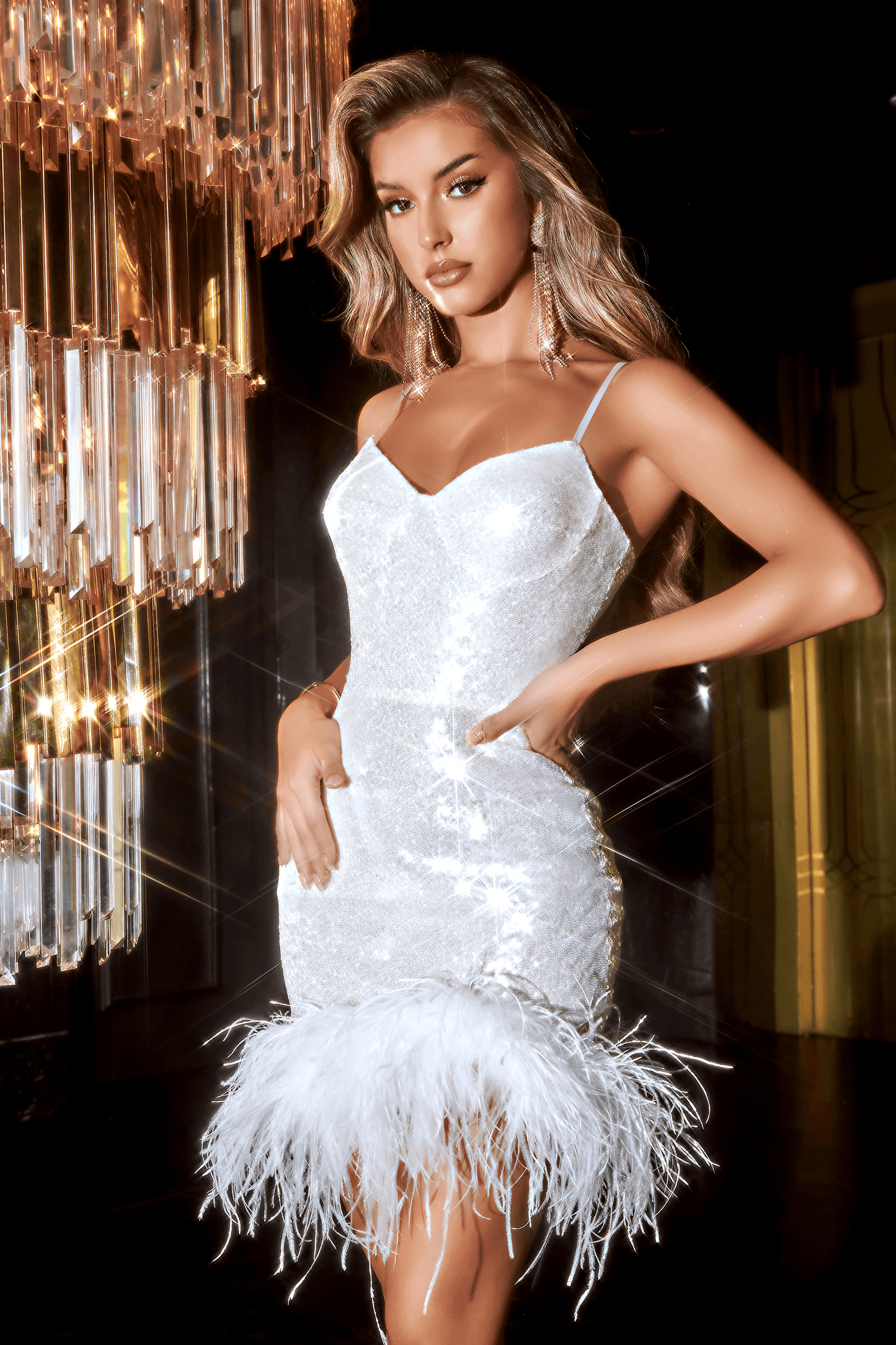 Portia and Scarlett Prom Fitted Short Dress PS23109 - The Dress Outlet