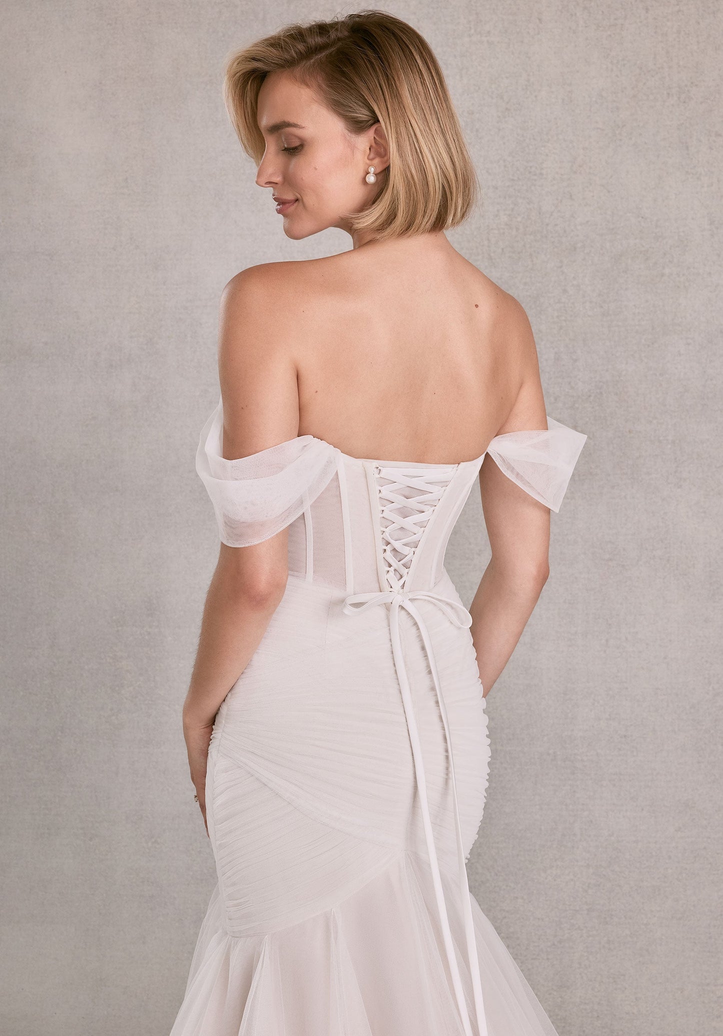 Wedding Dresses Simple Corset Long Mermaid Wedding Dress Ivory/Champagne/Honey