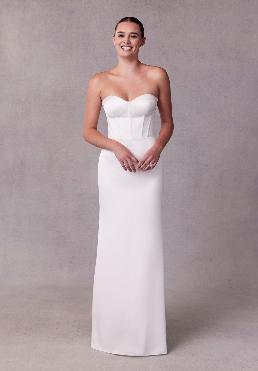 Wedding Dresses Long Sleeve Lace Wedding Dress Ivory