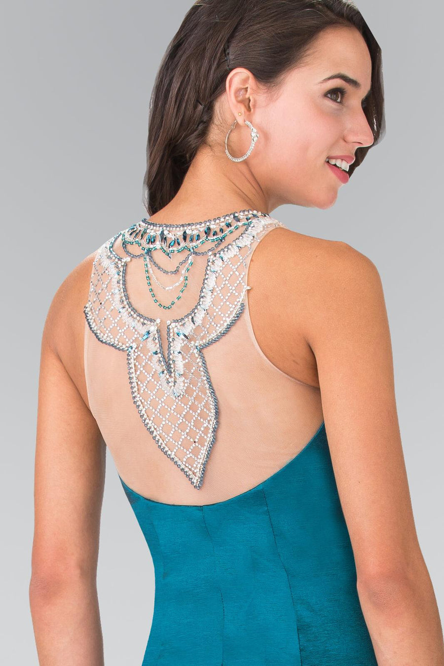 Prom Long Formal Dress with Two-Tier Skirt Evening Gown - The Dress Outlet Elizabeth K