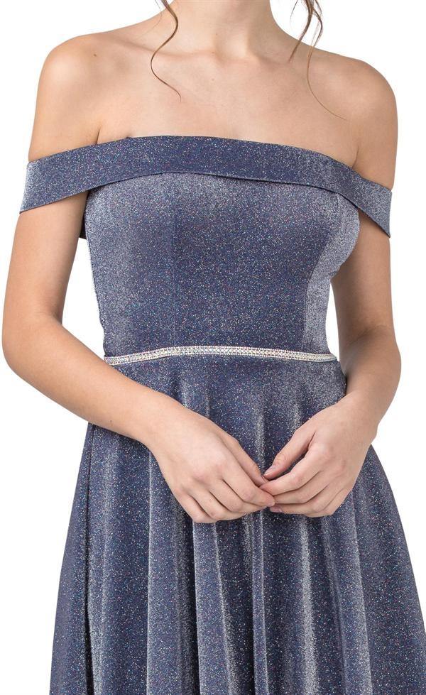 Prom Short Off Shoulder Homecoming Dress - The Dress Outlet