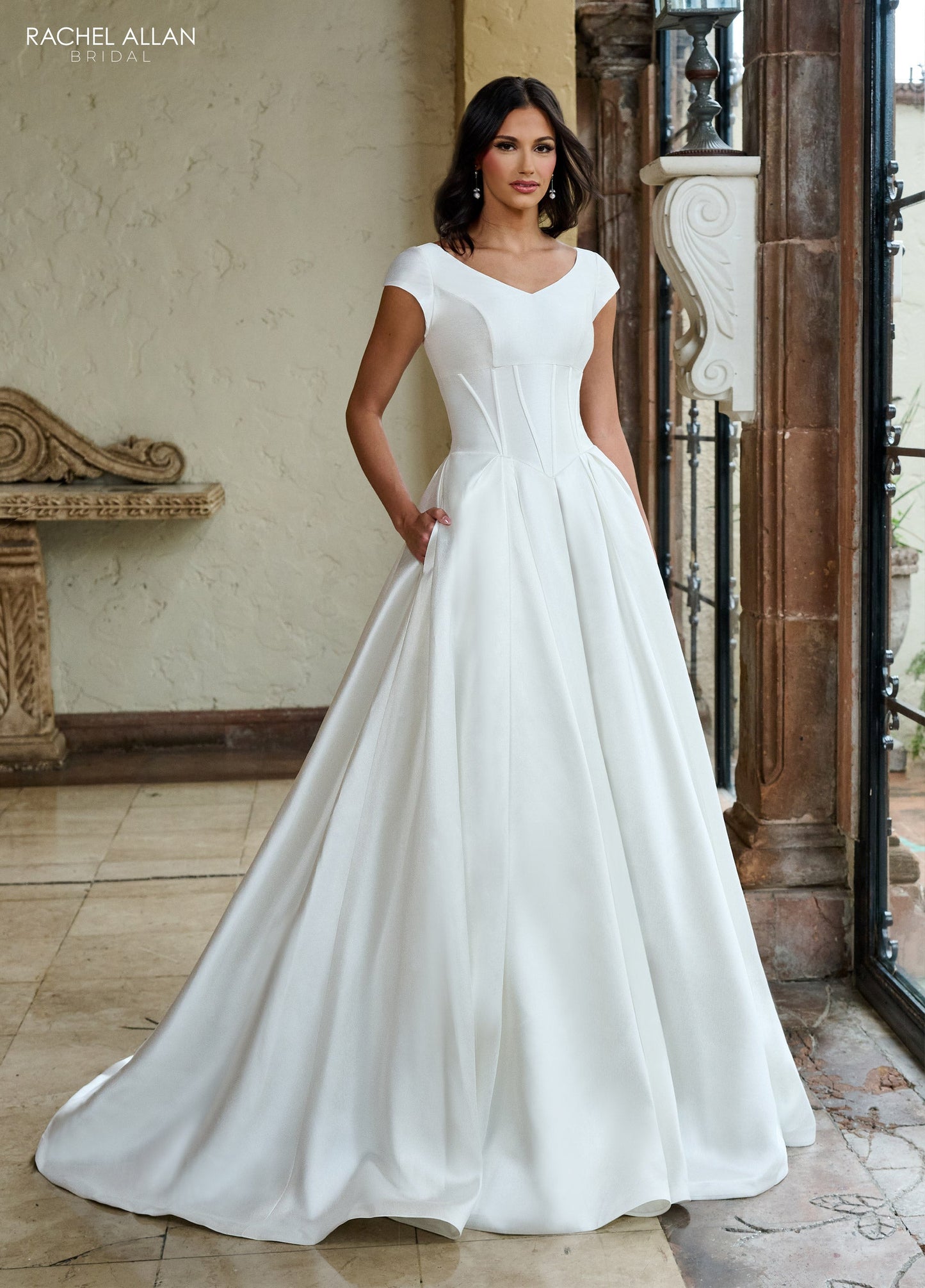 Wedding Dresses Long Bridal Gown Fitted Wedding Dress Ivory