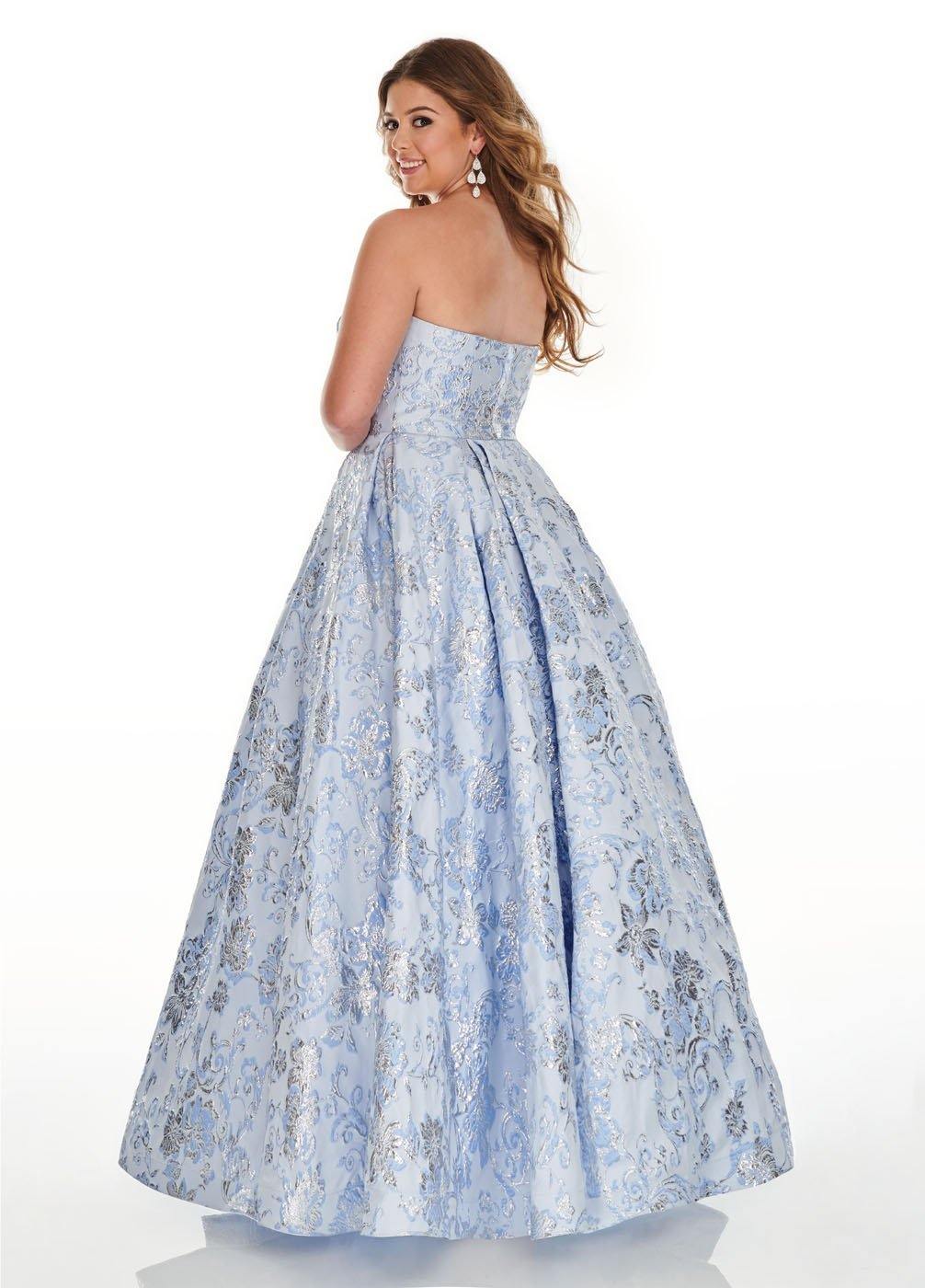 Rachel Allan Long Plus Size Prom Dress - The Dress Outlet