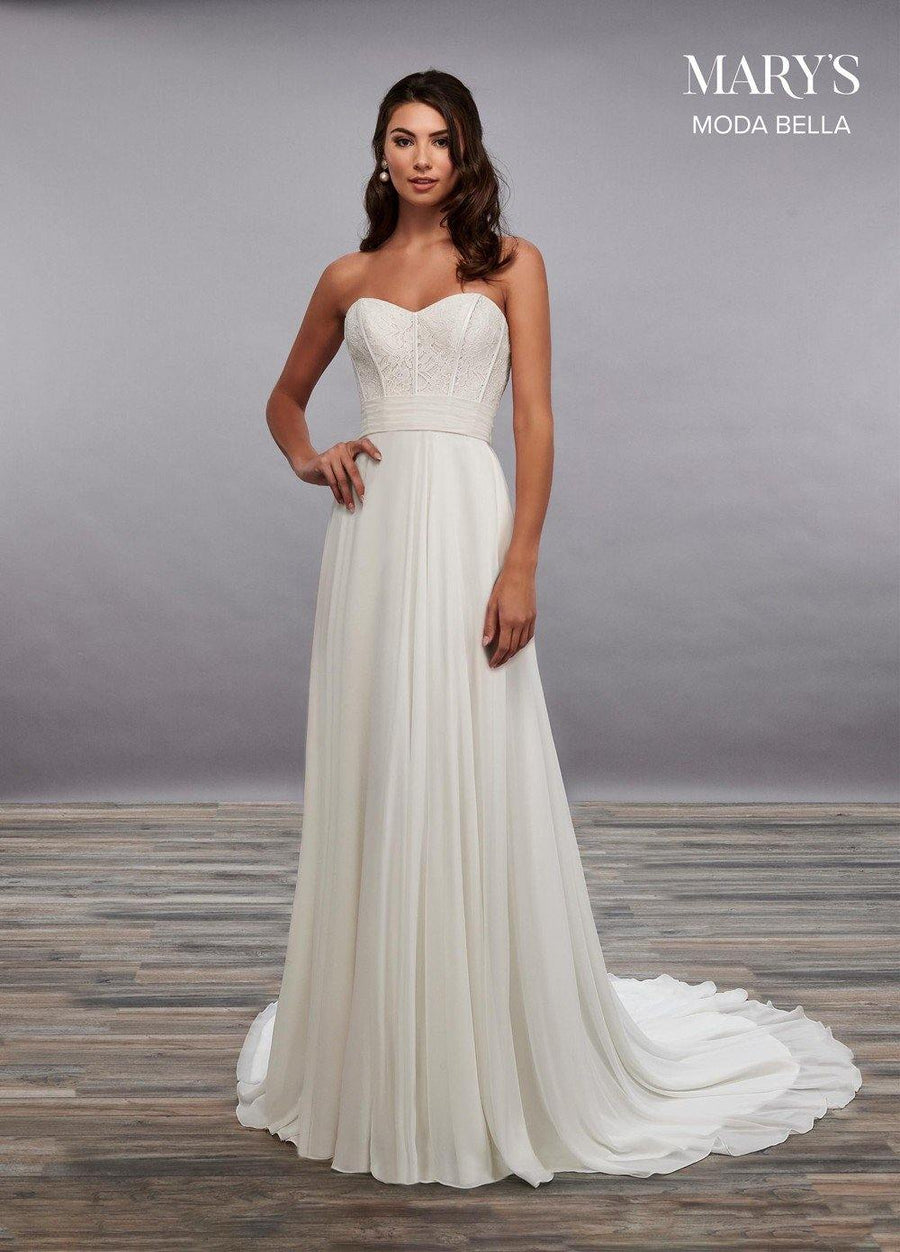 Rachel Allan  Long Strapless Wedding Dress Plus Size - The Dress Outlet