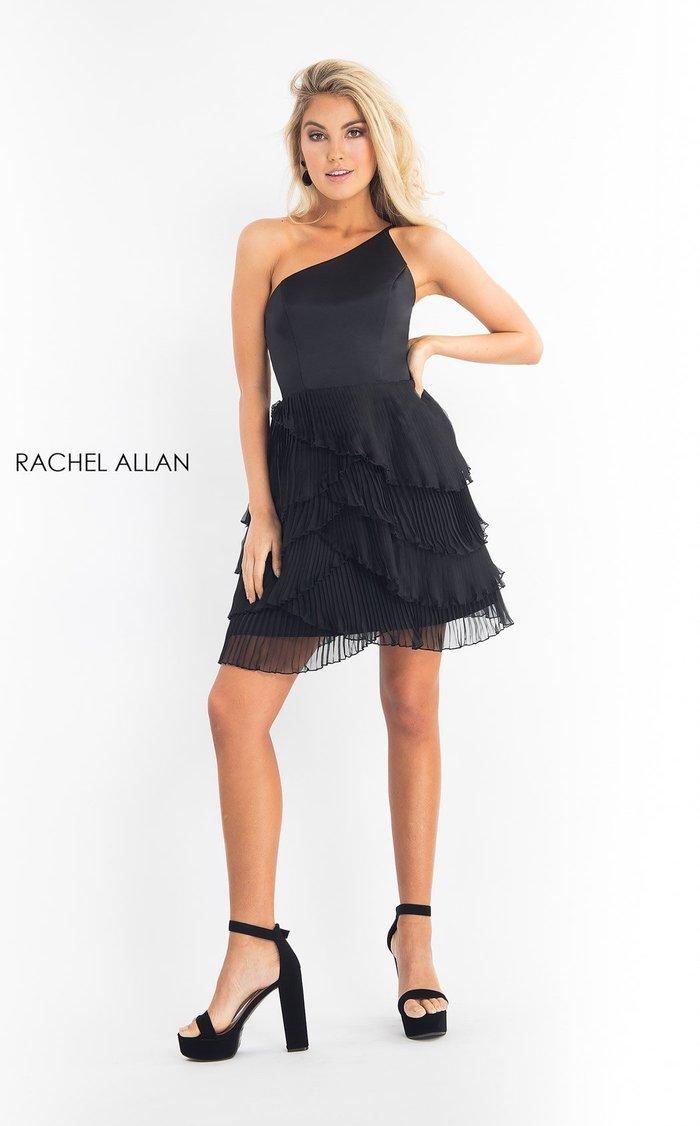 Rachel Allan One Shoulder Homecoming Dress L1197 - The Dress Outlet