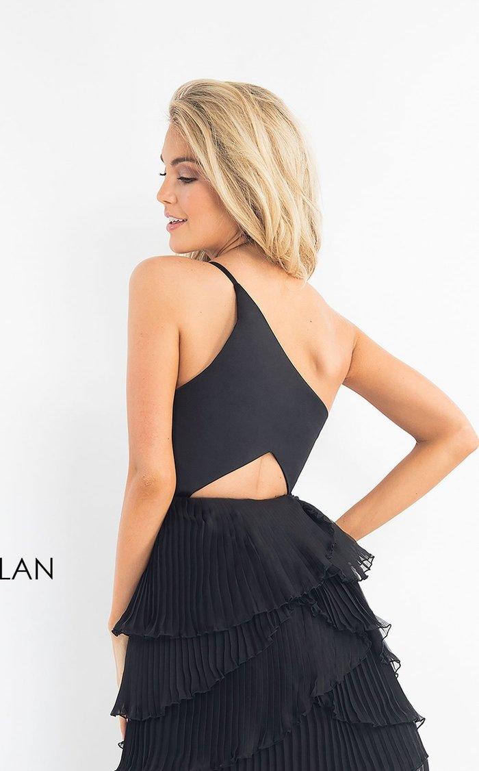 Rachel Allan One Shoulder Homecoming Dress L1197 - The Dress Outlet