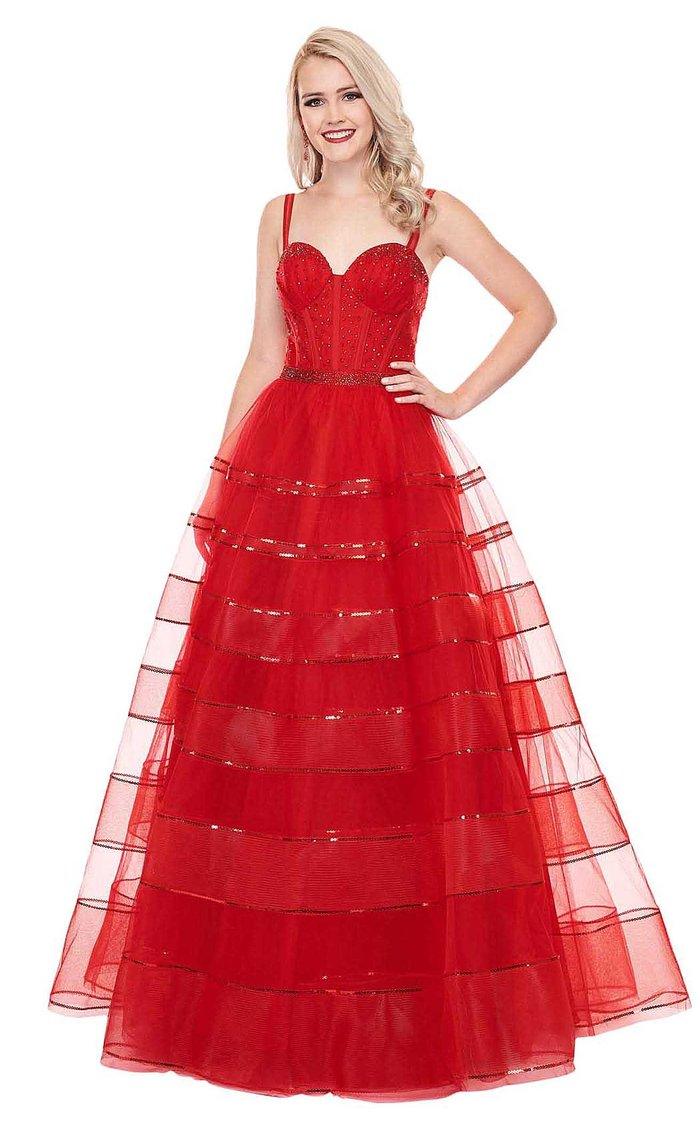 Rachel Allan Prom Long Beaded Ball Gown 6576 - The Dress Outlet