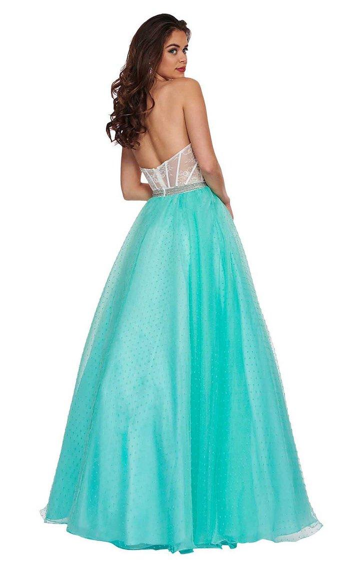 Rachel Allan Prom Long Strapless Ball Gown 6471 - The Dress Outlet