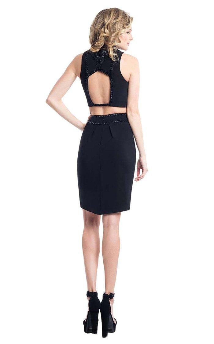 Rachel Allan Short Two Piece Cocktail Dress L1108 - The Dress Outlet