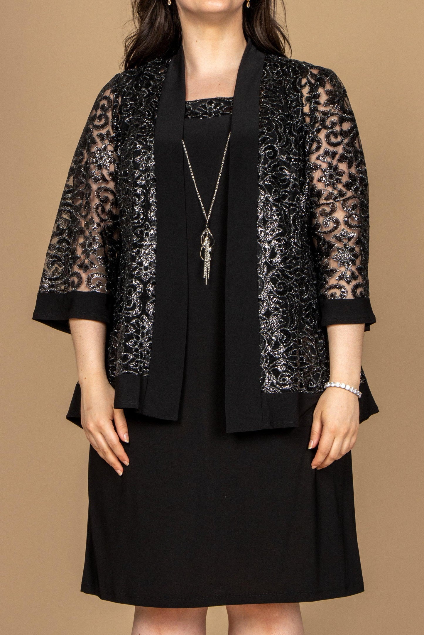 R&M Richard Mother of the Bride Short Dress RM7387W - The Dress Outlet