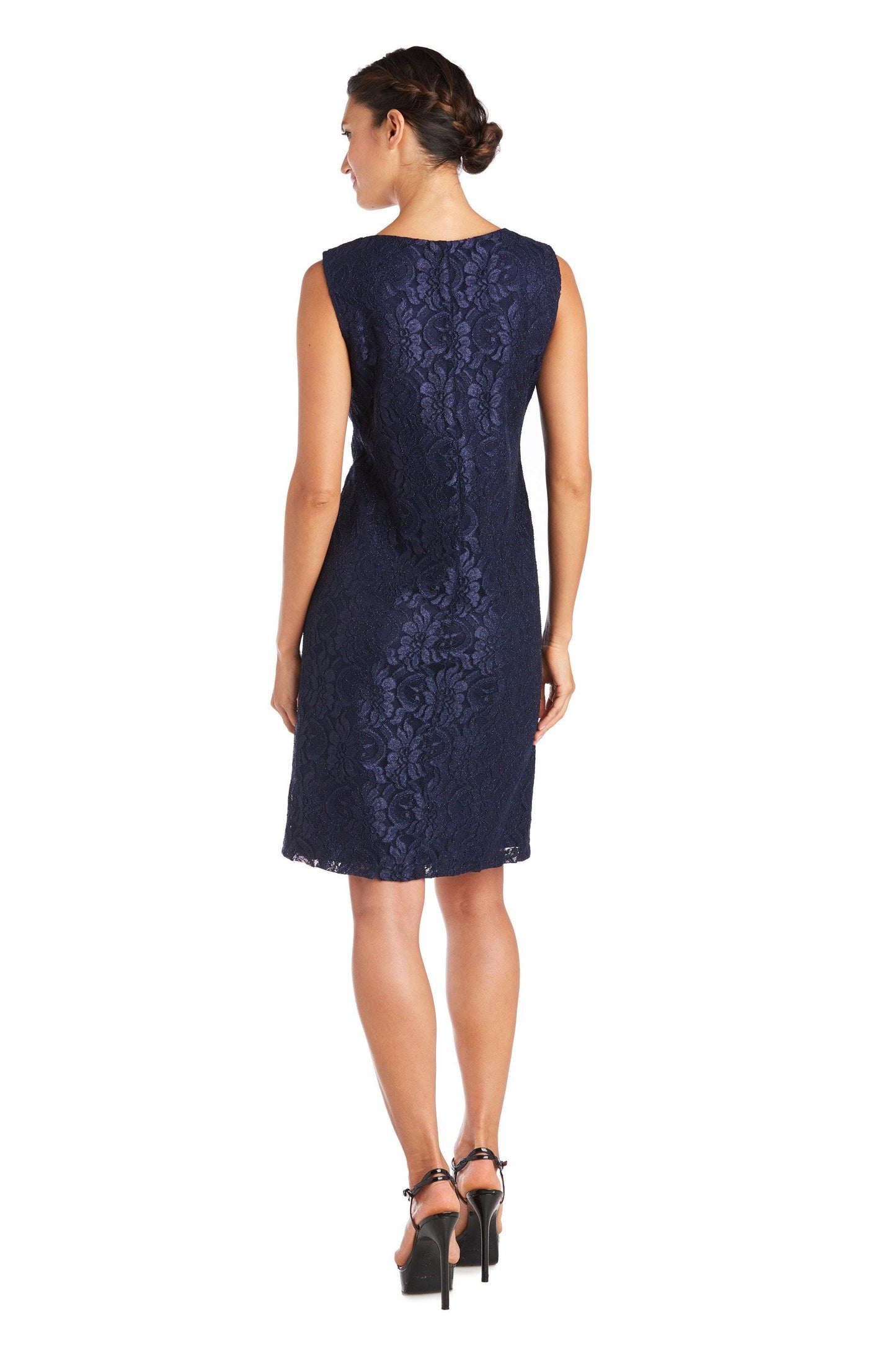 R&M Richards Chiffon Jacket Formal Dress 2421 - The Dress Outlet