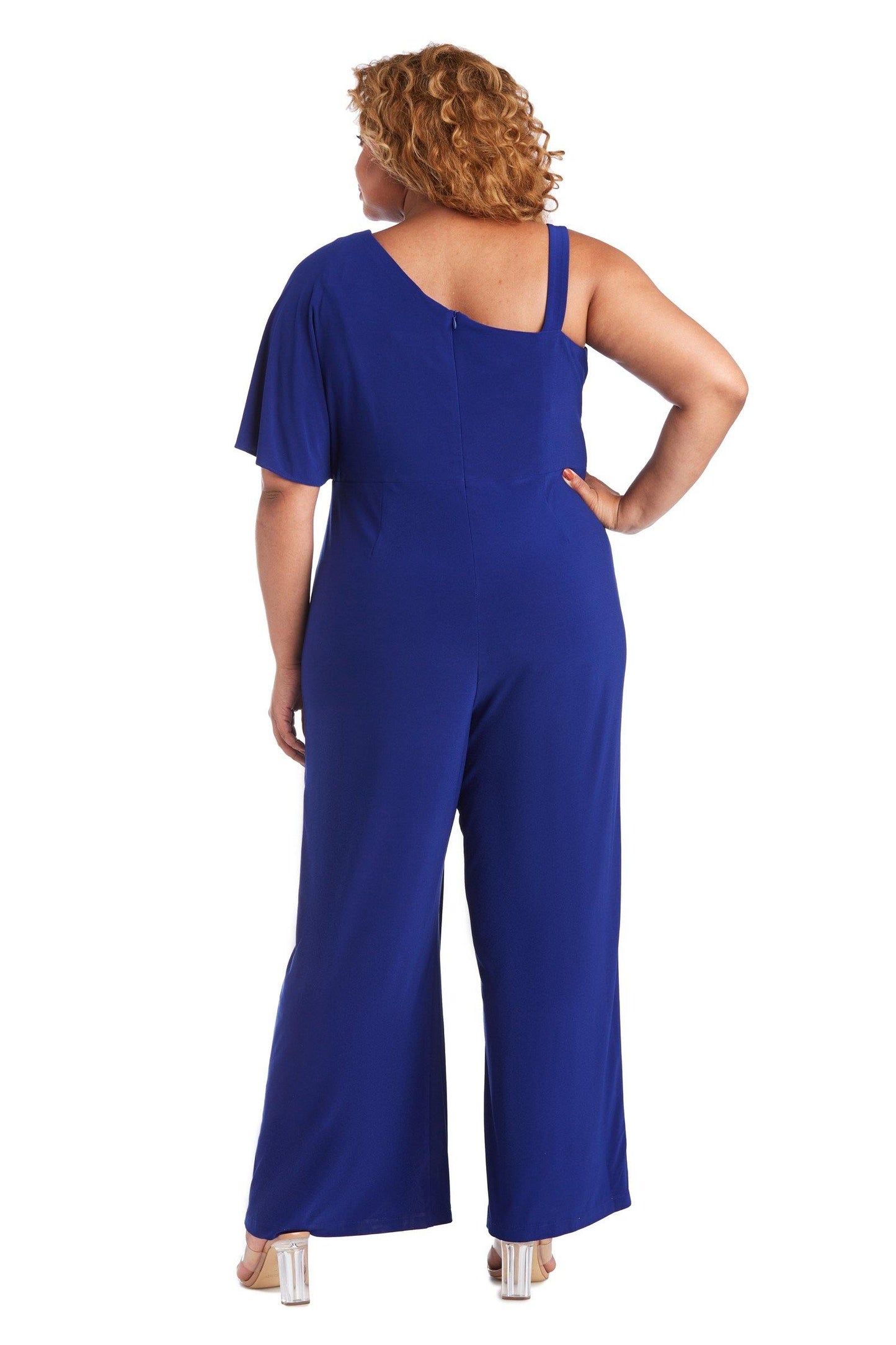 R&M Richards Formal Plus Size Jumpsuit 3130W - The Dress Outlet