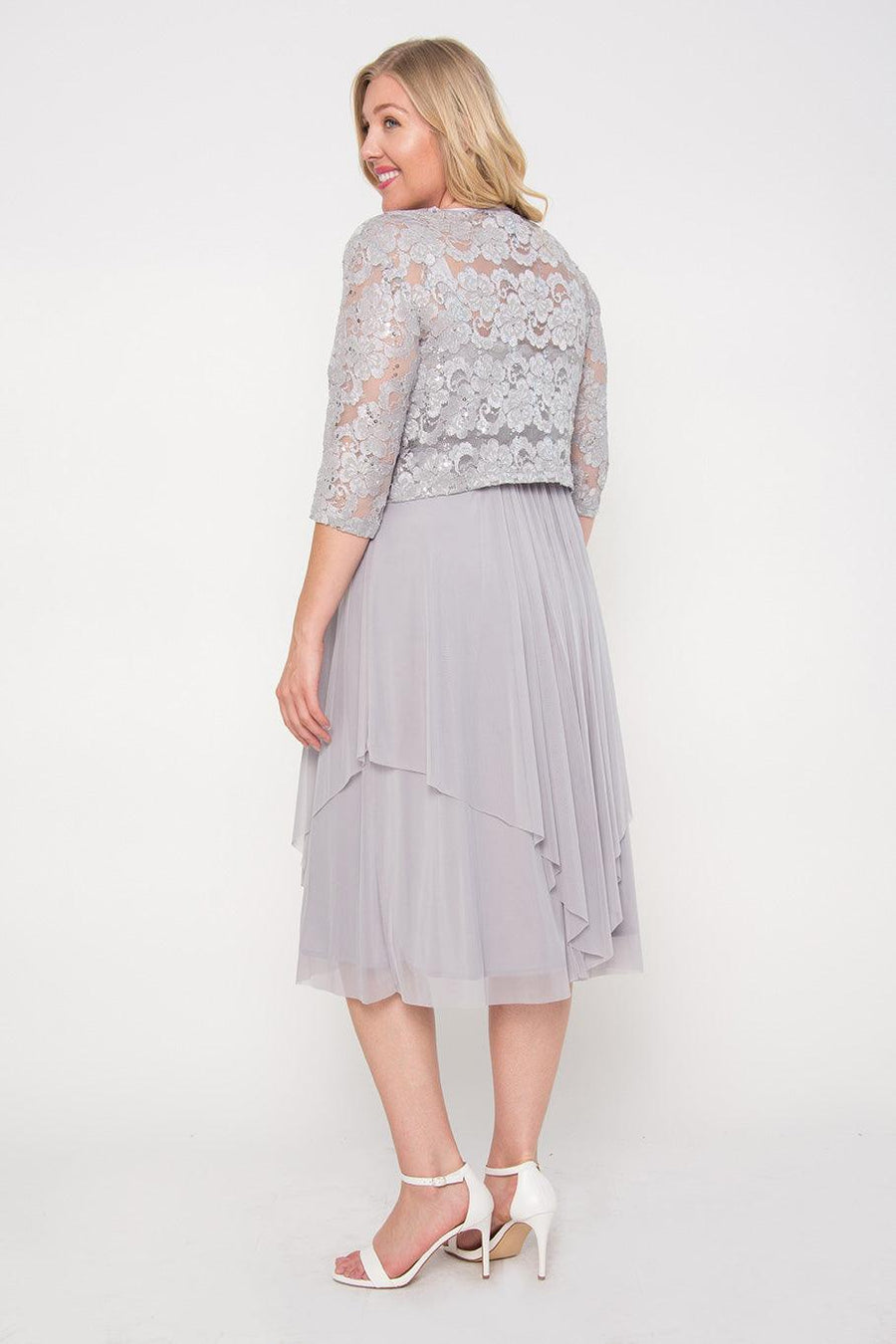 R&M Richards Short Formal Dress Petite - The Dress Outlet R&M Richards