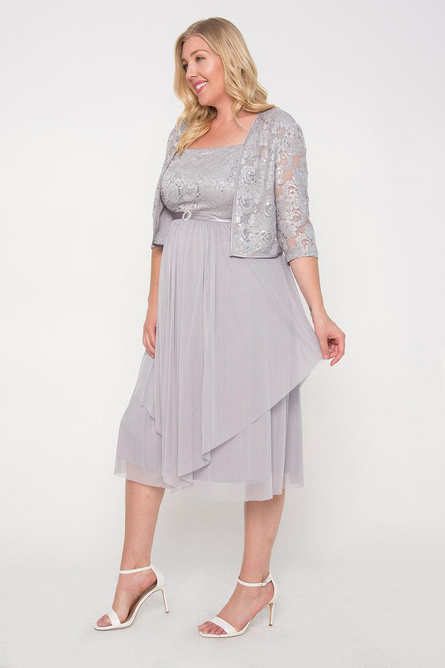 R&M Richards Short Formal Dress Petite - The Dress Outlet R&M Richards