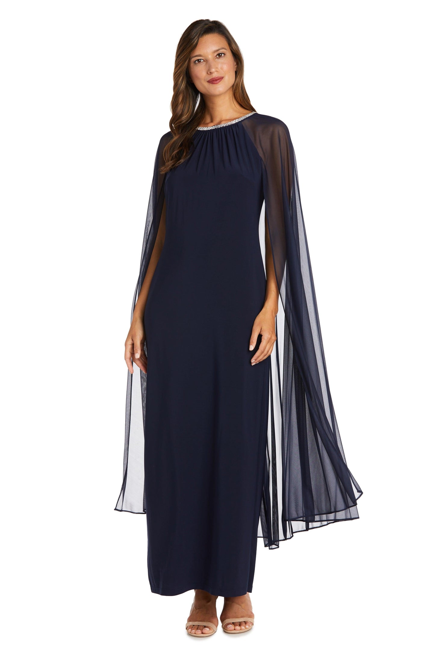 R&M Richards Long Mother of the Bride Dress 2487 - The Dress Outlet