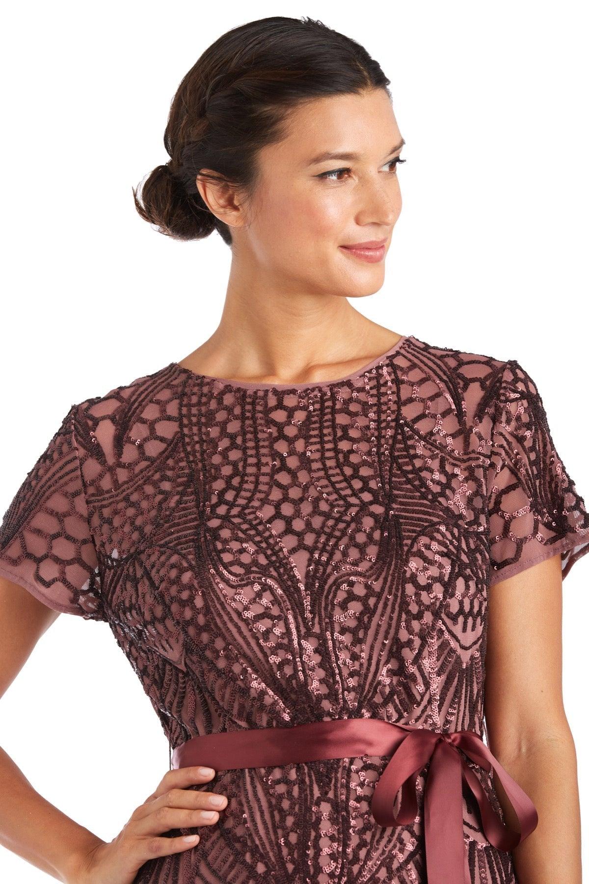 R&M Richards Long Mother of the Bride Dress Sale - The Dress Outlet