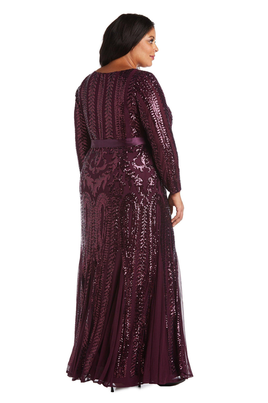 R&M Richards Long Plus Size Formal Dress Sale - The Dress Outlet