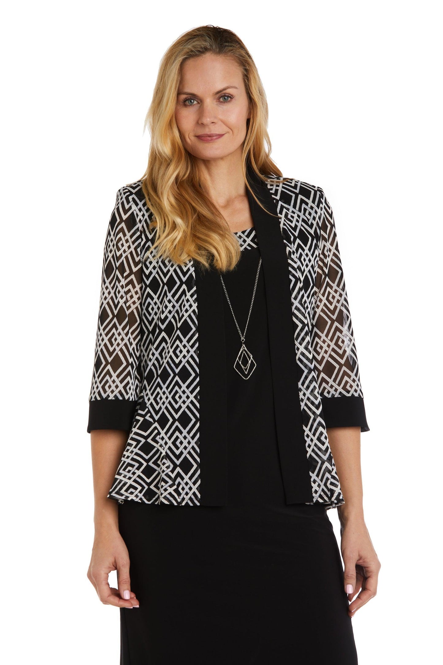 R&M Richards Mother of the Bride Short Dress 9709 - The Dress Outlet