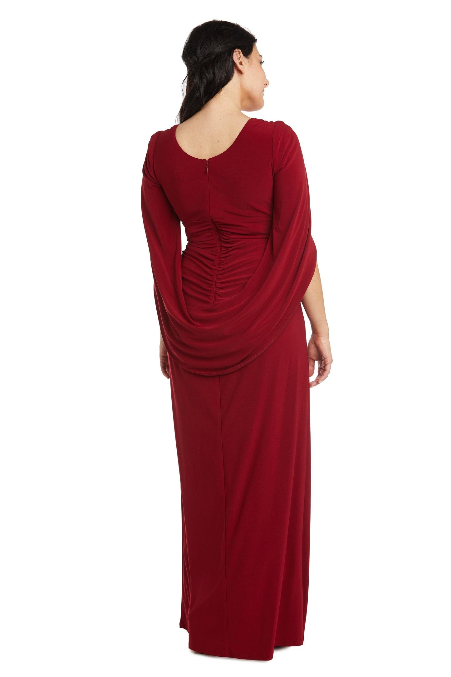 R&M Richards Petite Long Formal Evening Dress 5899P - The Dress Outlet