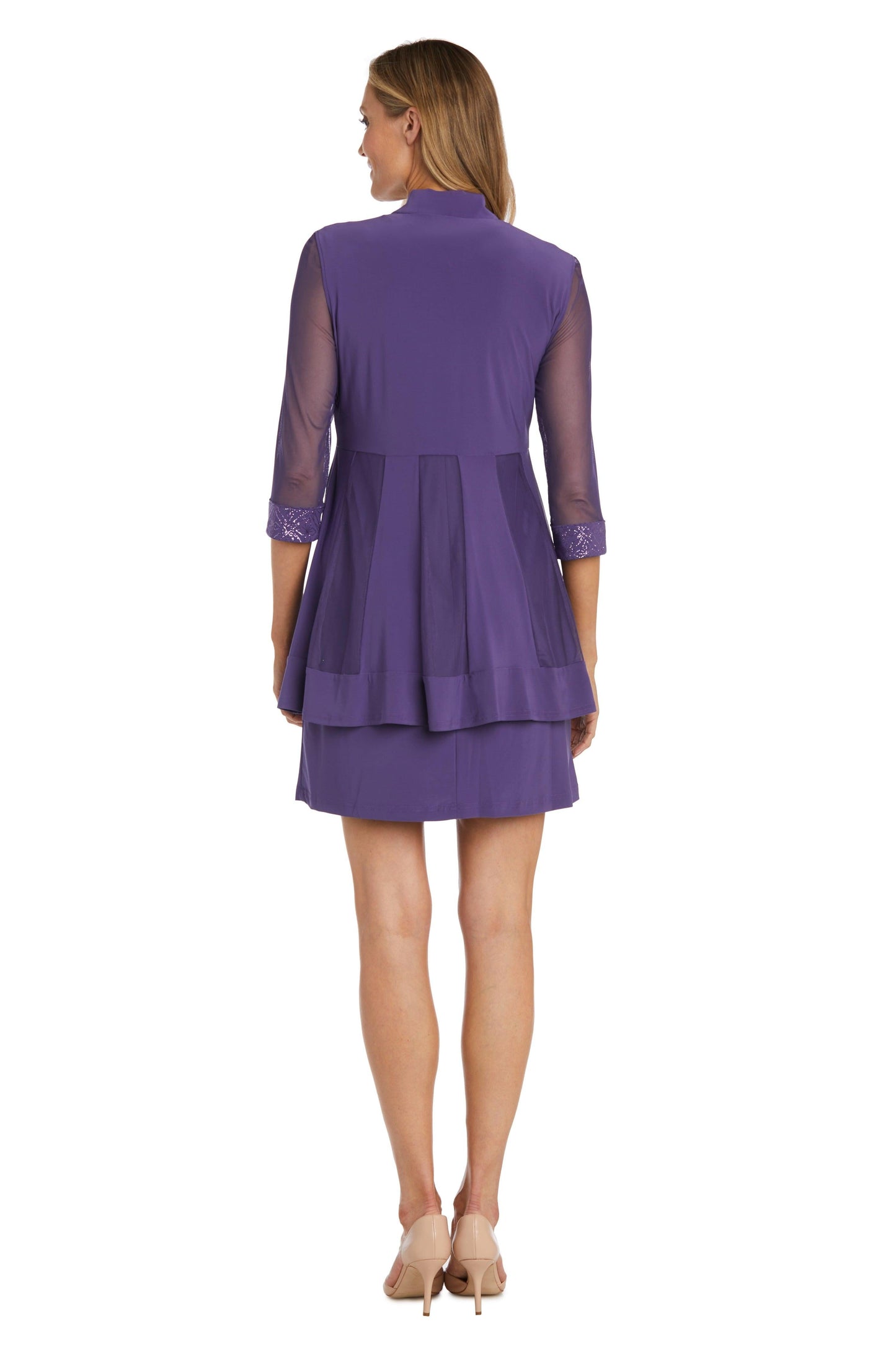 R&M Richards Short Formal Petite Jacket Dress 8271P - The Dress Outlet